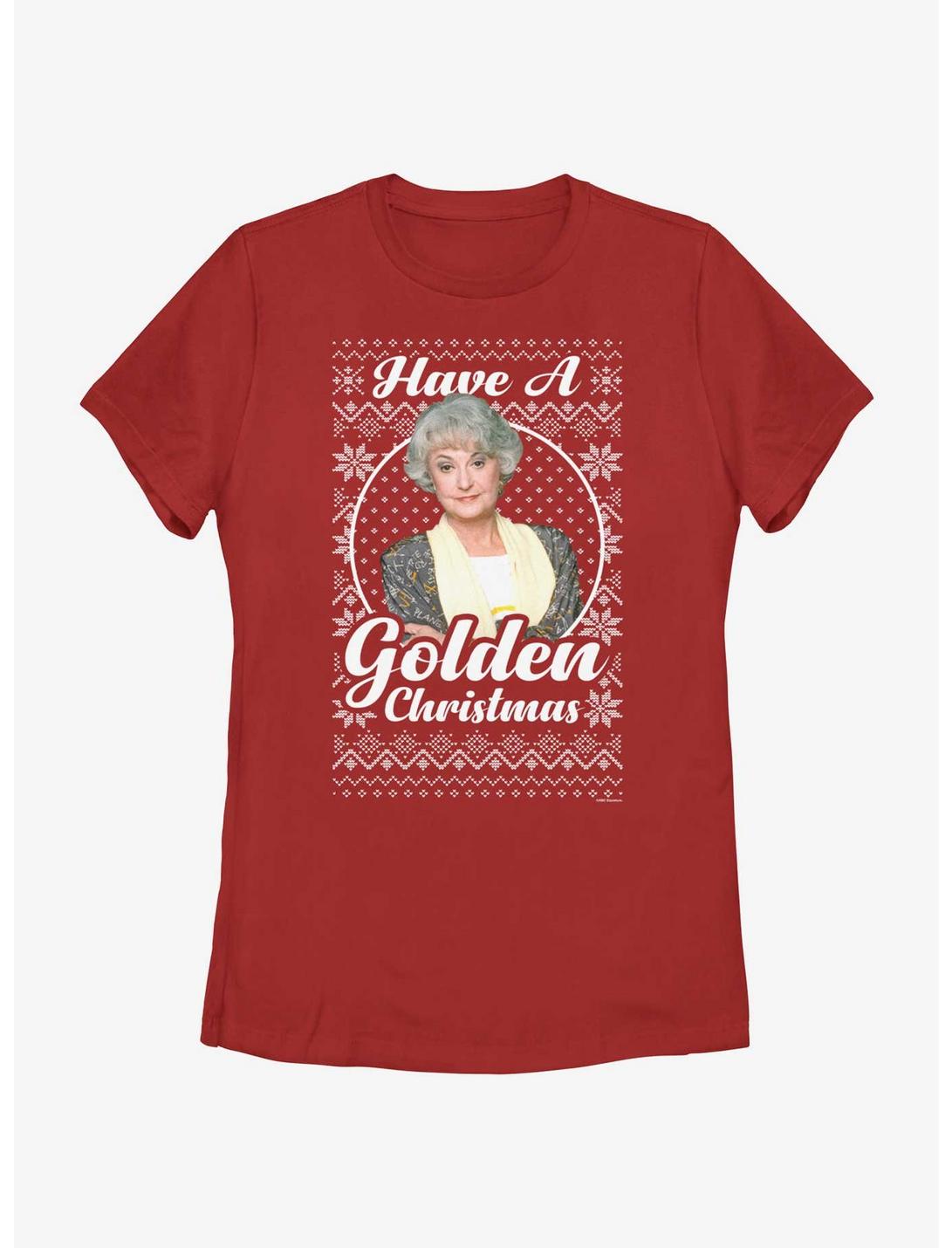 The Golden Girls Dorothy Ugly Christmas Womens T-Shirt, RED, hi-res