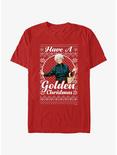 The Golden Girls Sophia Ugly Christmas T-Shirt, RED, hi-res