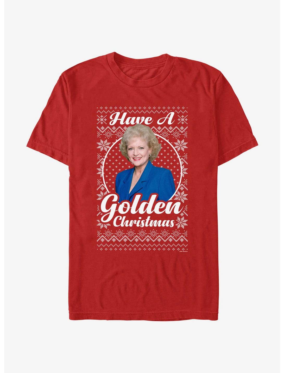 The Golden Girls Rose Ugly Christmas T-Shirt, RED, hi-res