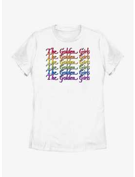 The Golden Girls Rainbow Logo Womens T-Shirt, , hi-res