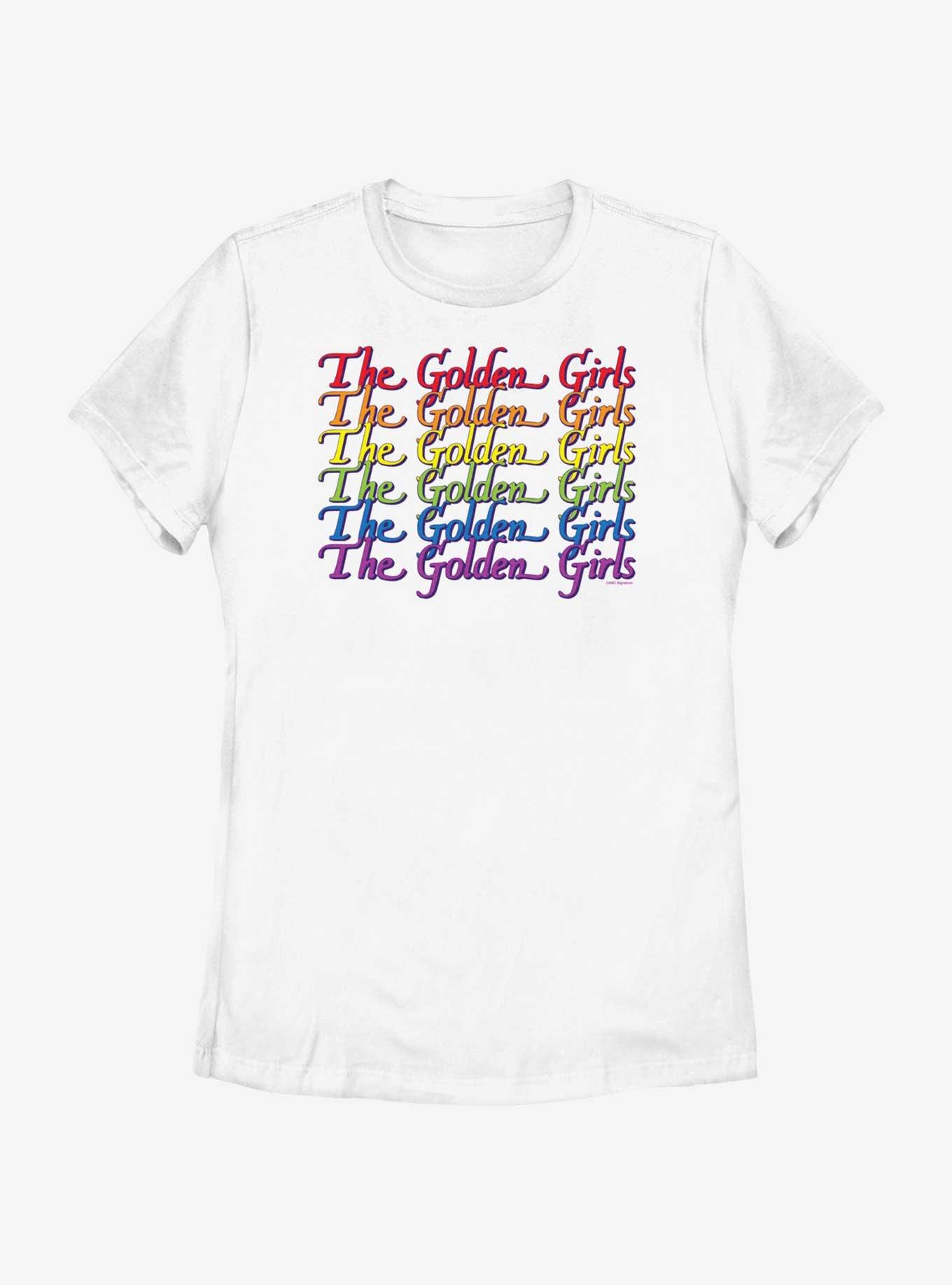 The Golden Girls Rainbow Logo T-Shirt, , hi-res