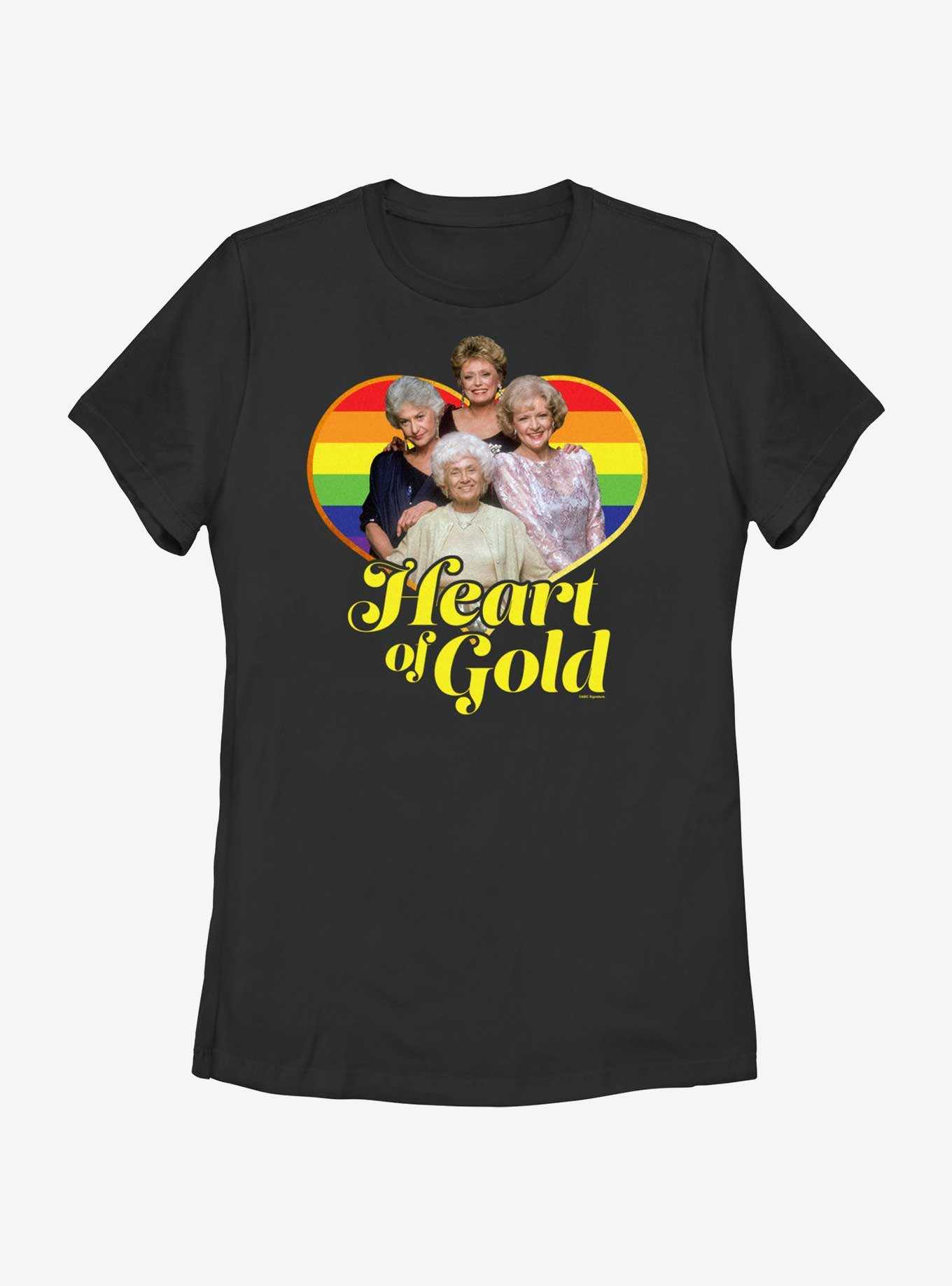 The Golden Girls Heart Of Gold Pride Womens T-Shirt, , hi-res