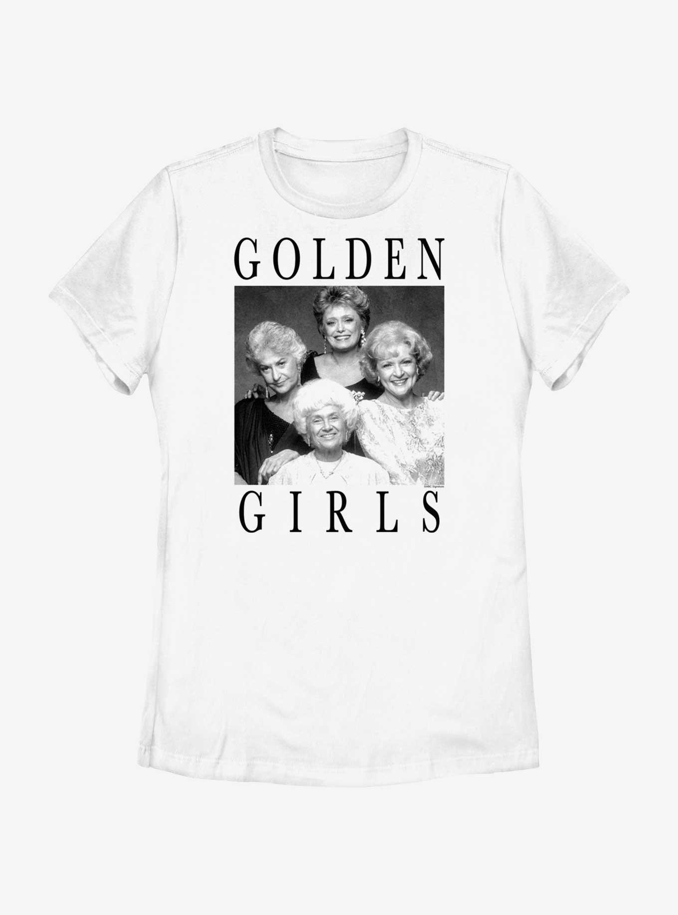 The Golden Girls Portrait Womens T-Shirt, WHITE, hi-res