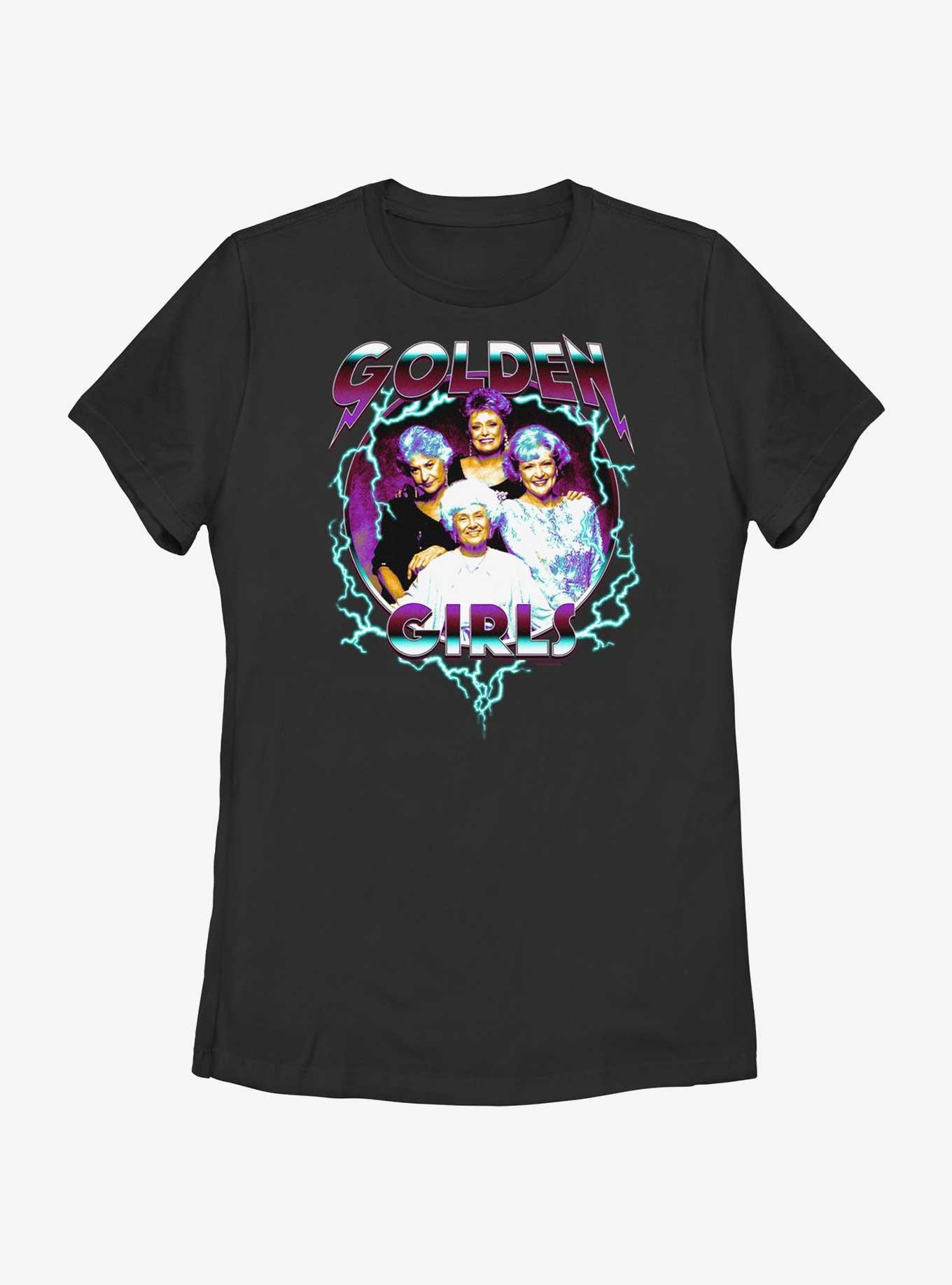 The Golden Girls Metal Girls Womens T-Shirt, BLACK, hi-res