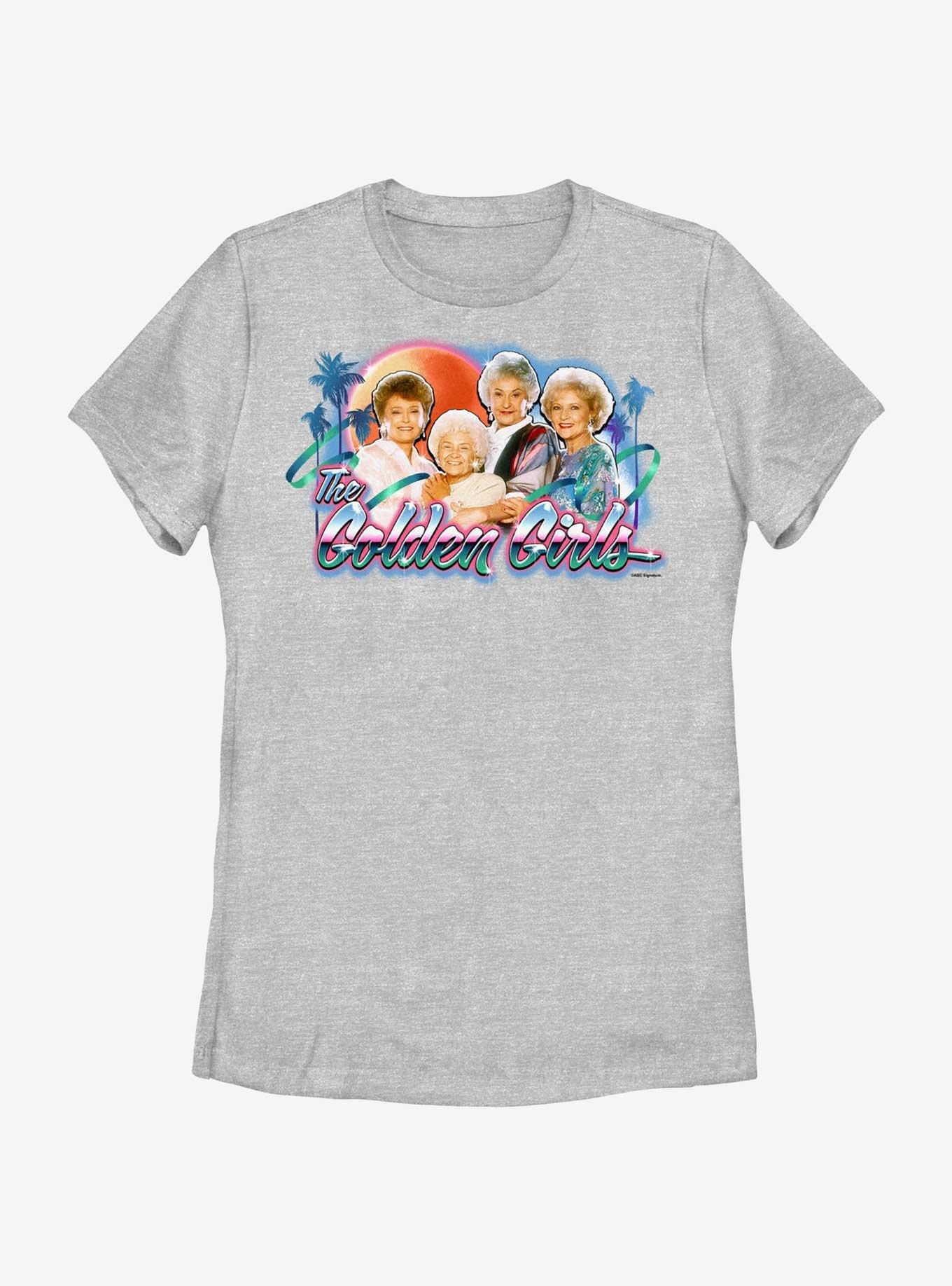 The Golden Girls Retro Wave Gals Womens T-Shirt, ATH HTR, hi-res