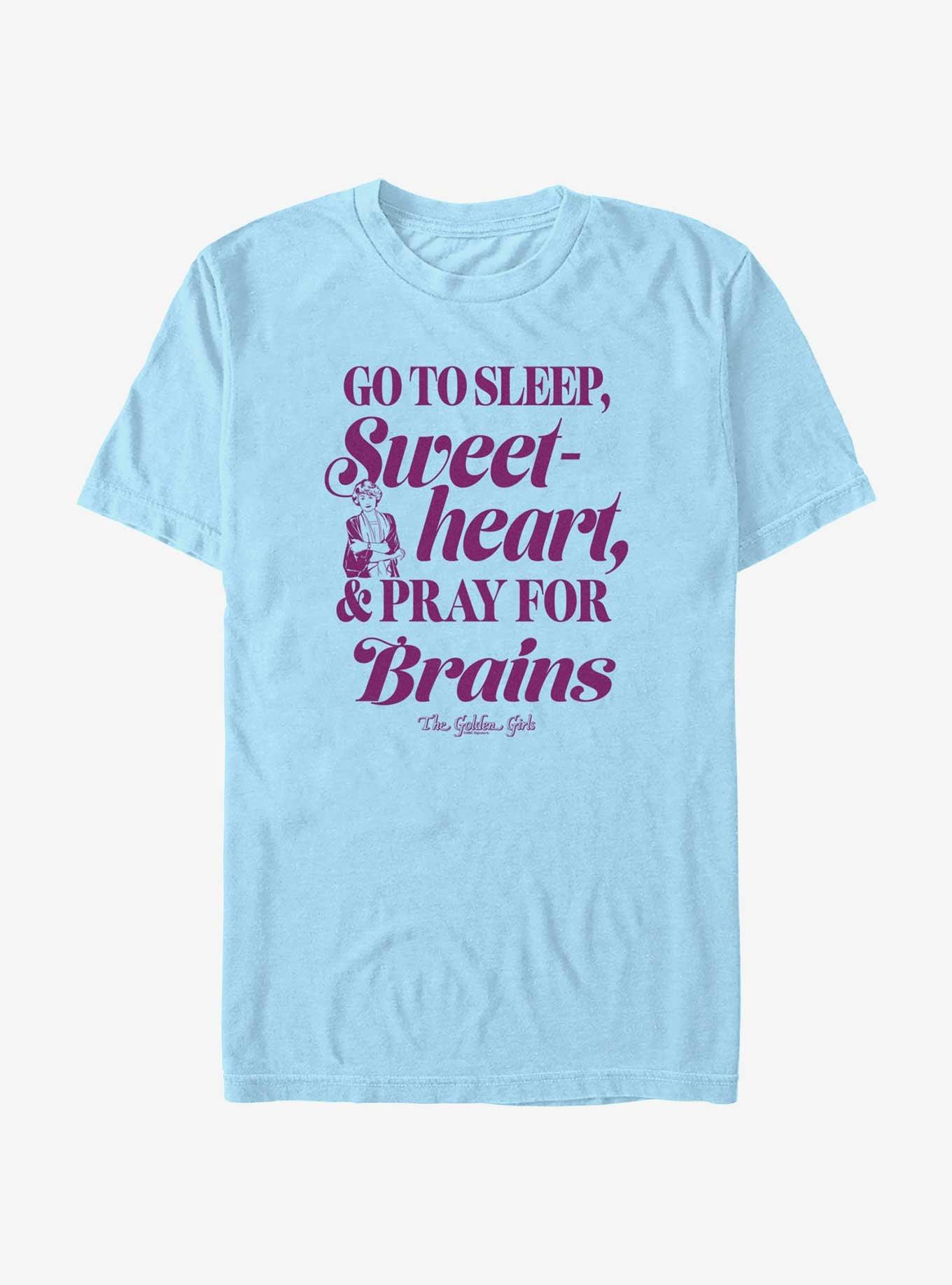 The Golden Girls Pray For Brains T-Shirt, LT BLUE, hi-res