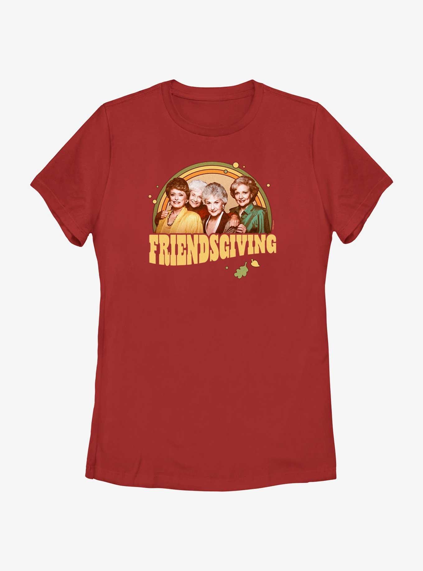 The Golden Girls Friendsgiving Womens T-Shirt, RED, hi-res