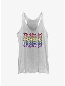 The Golden Girls Rainbow Logo Womens Tank Top, , hi-res