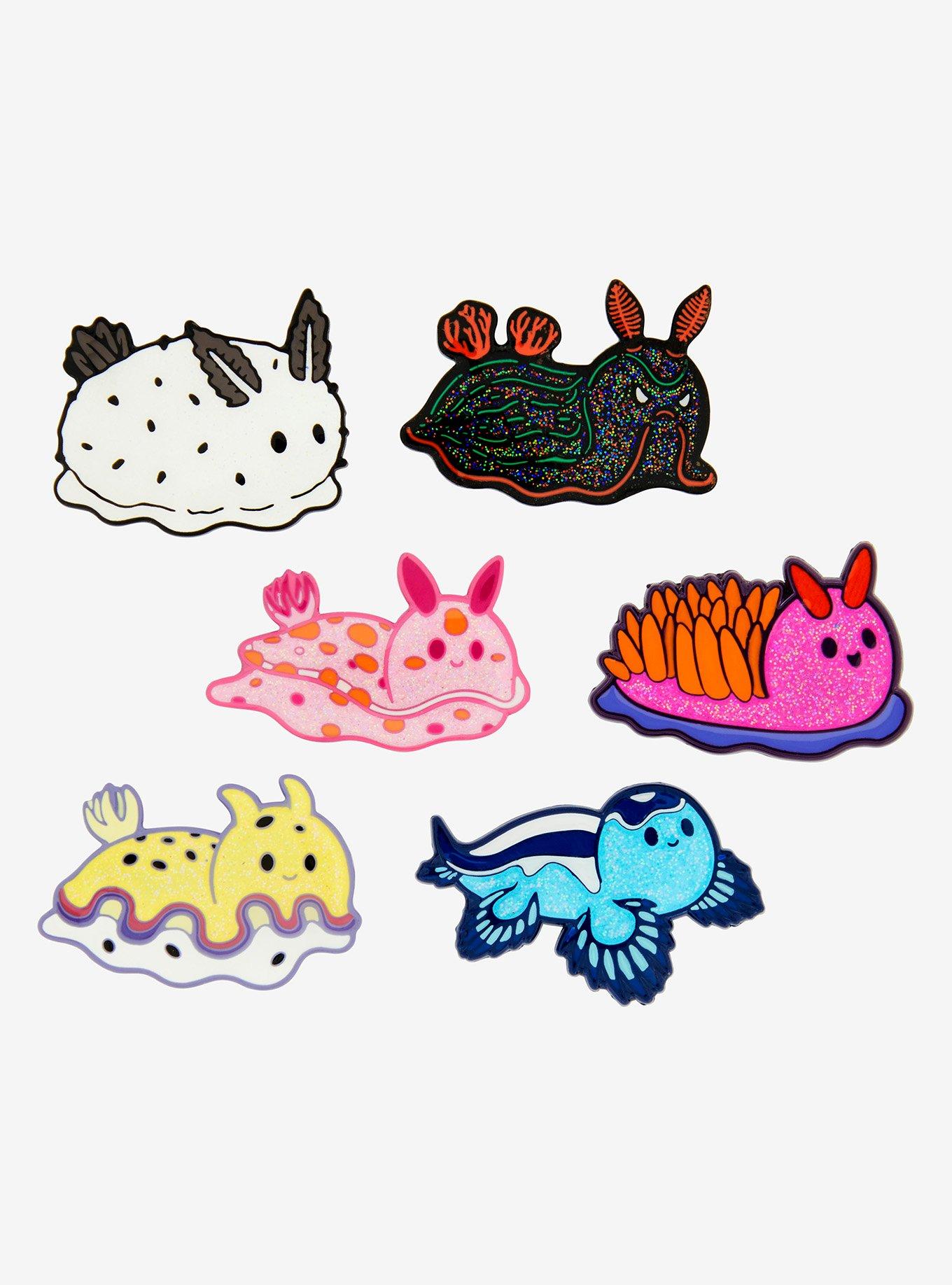 Sea Slug Glitter Blind Box Enamel Pin — BoxLunch Exclusive, , hi-res