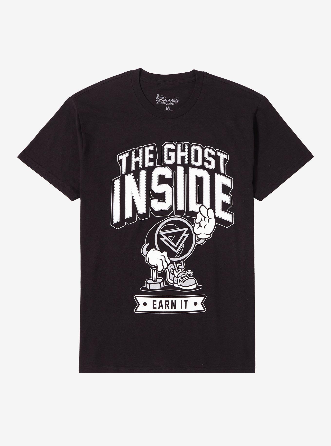 The Ghost Inside Earn It T-Shirt, BLACK, hi-res