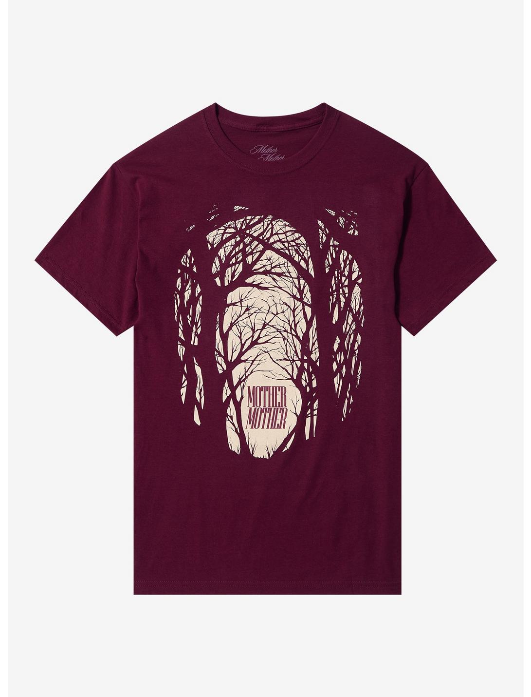Mother Mother Trees T-Shirt, MAROON, hi-res