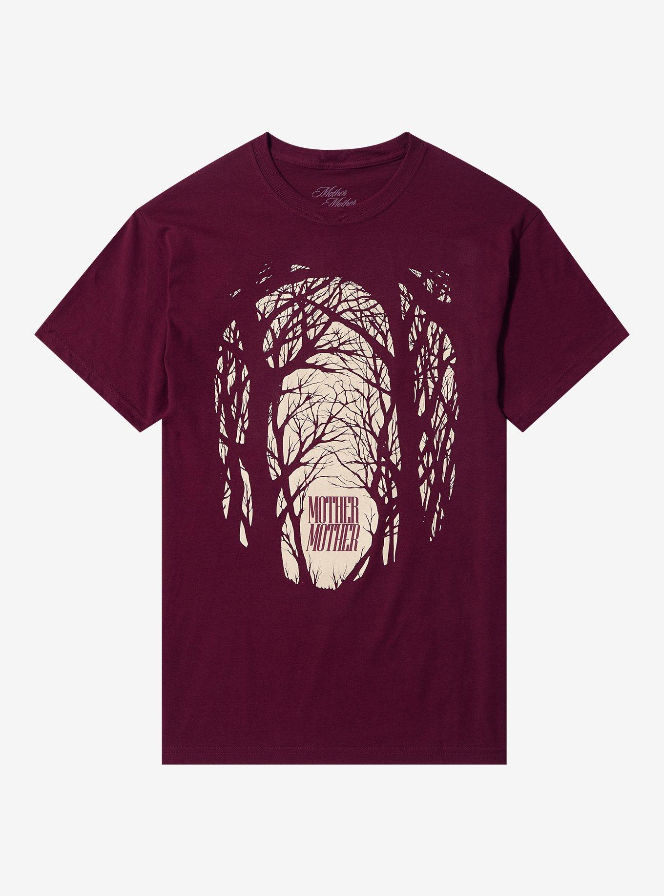Mother Mother Trees T-Shirt, MAROON, hi-res