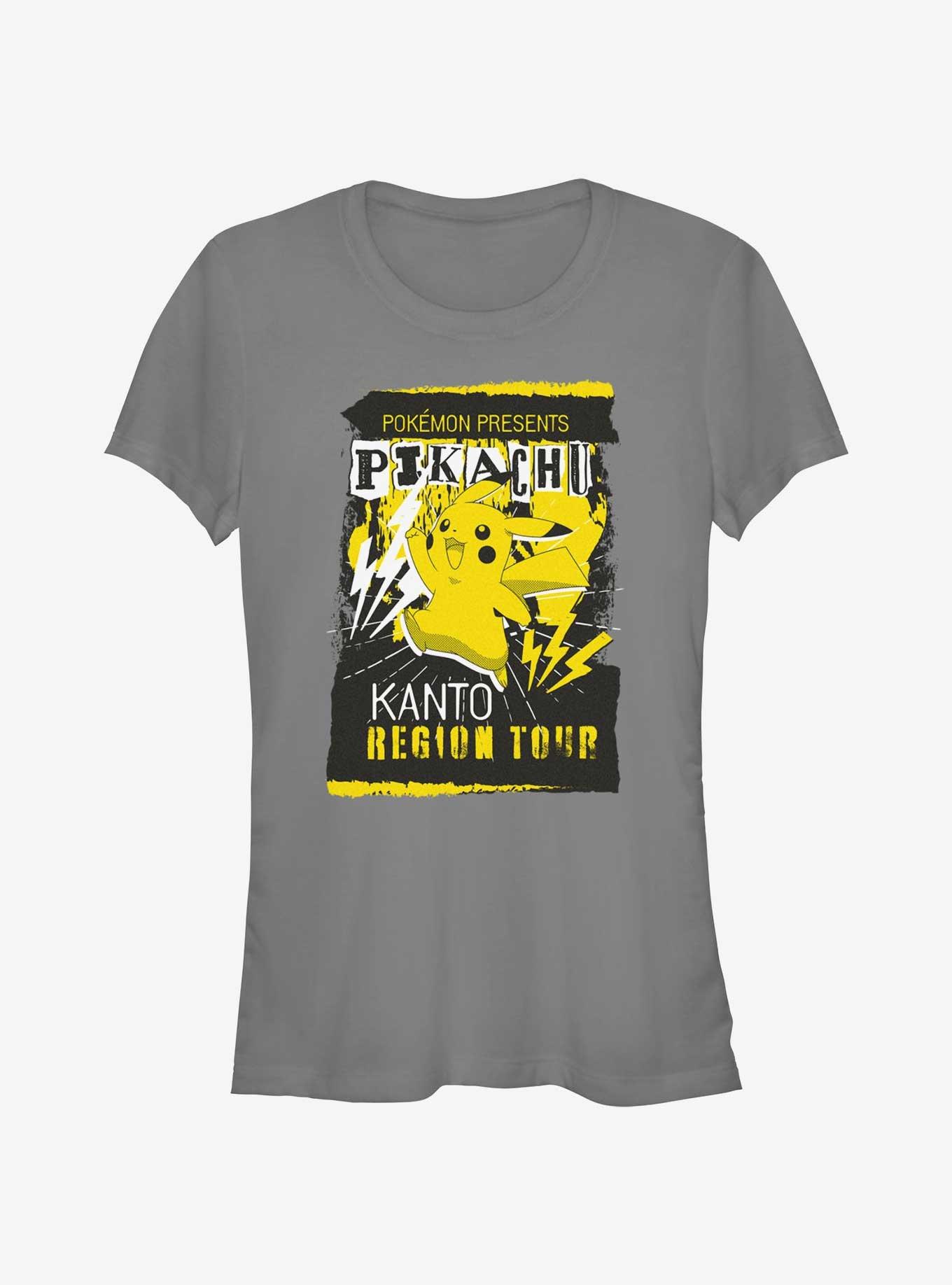 Pokemon Pikachu Kanto Region Tour Girls T-Shirt