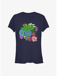 Pokemon Oddish Flowers Girls T-Shirt, NAVY, hi-res
