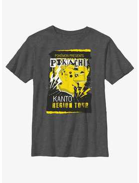 Pokemon Pikachu Kanto Region Tour Youth T-Shirt, , hi-res