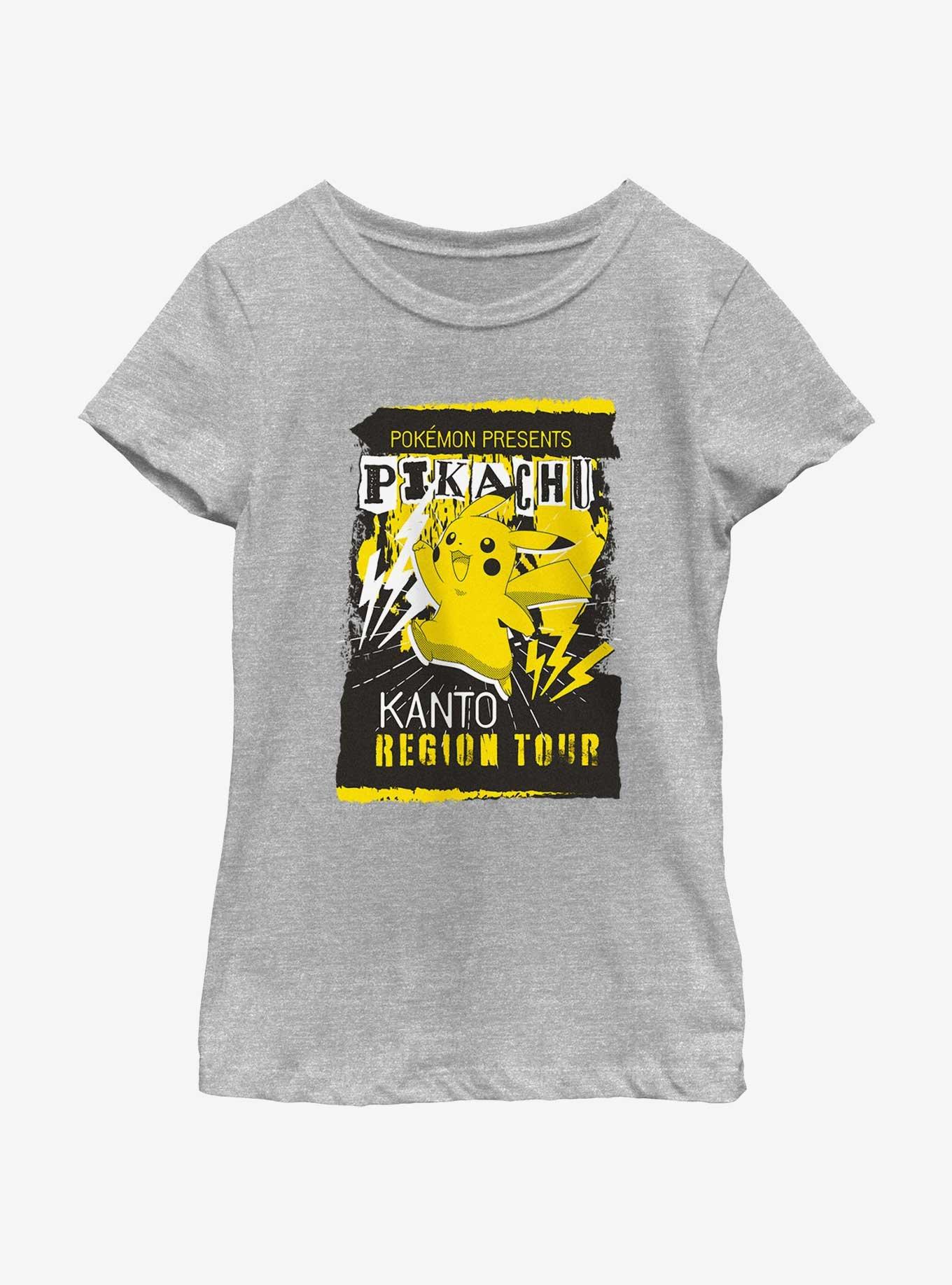 Pokemon Pikachu Kanto Region Tour Youth Girls T-Shirt, , hi-res