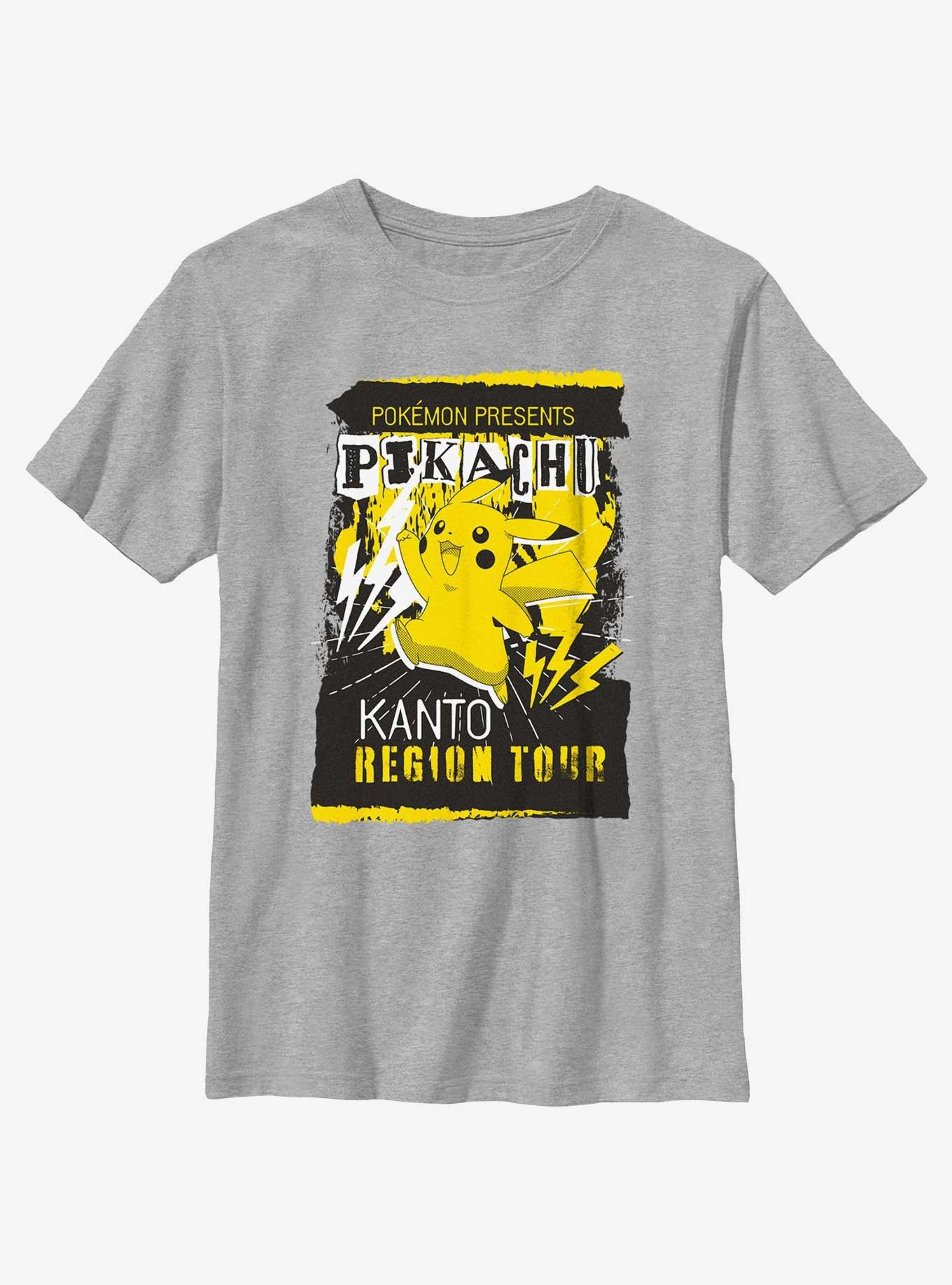 Pokemon Pikachu Kanto Region Tour Youth T-Shirt, , hi-res