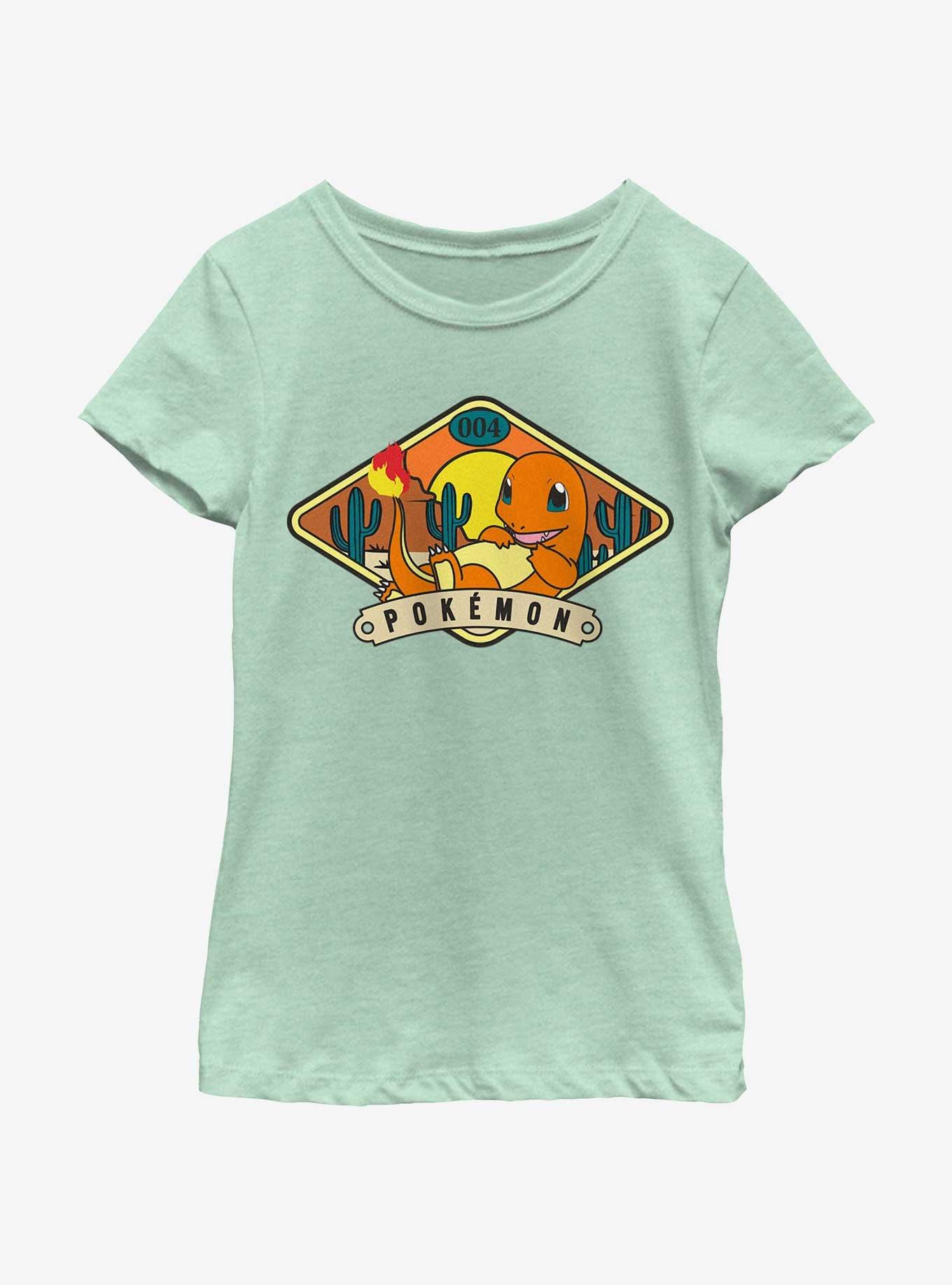 Pokemon Charmander Desert Youth Girls T-Shirt