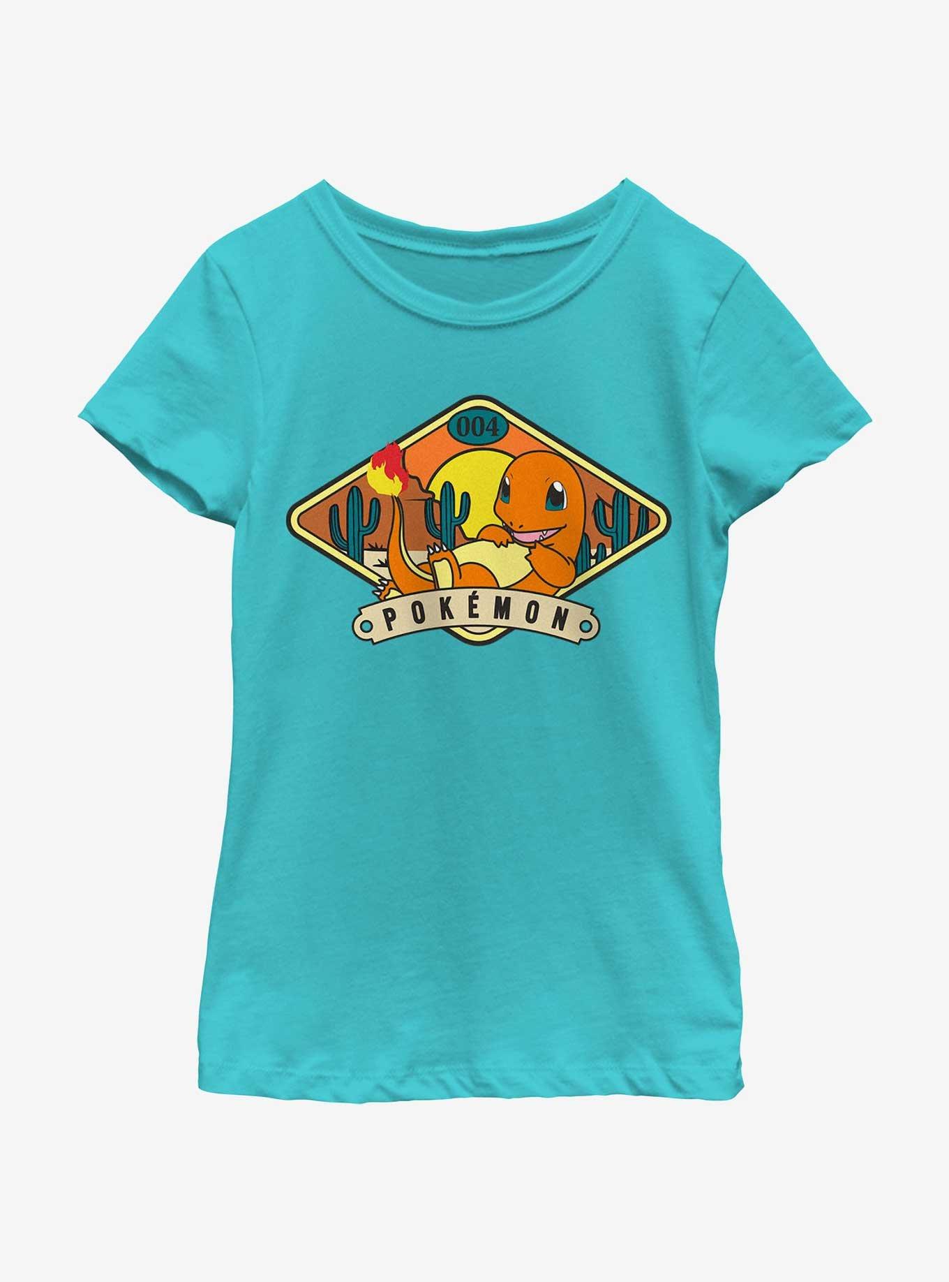 Pokemon Charmander Desert Youth Girls T-Shirt