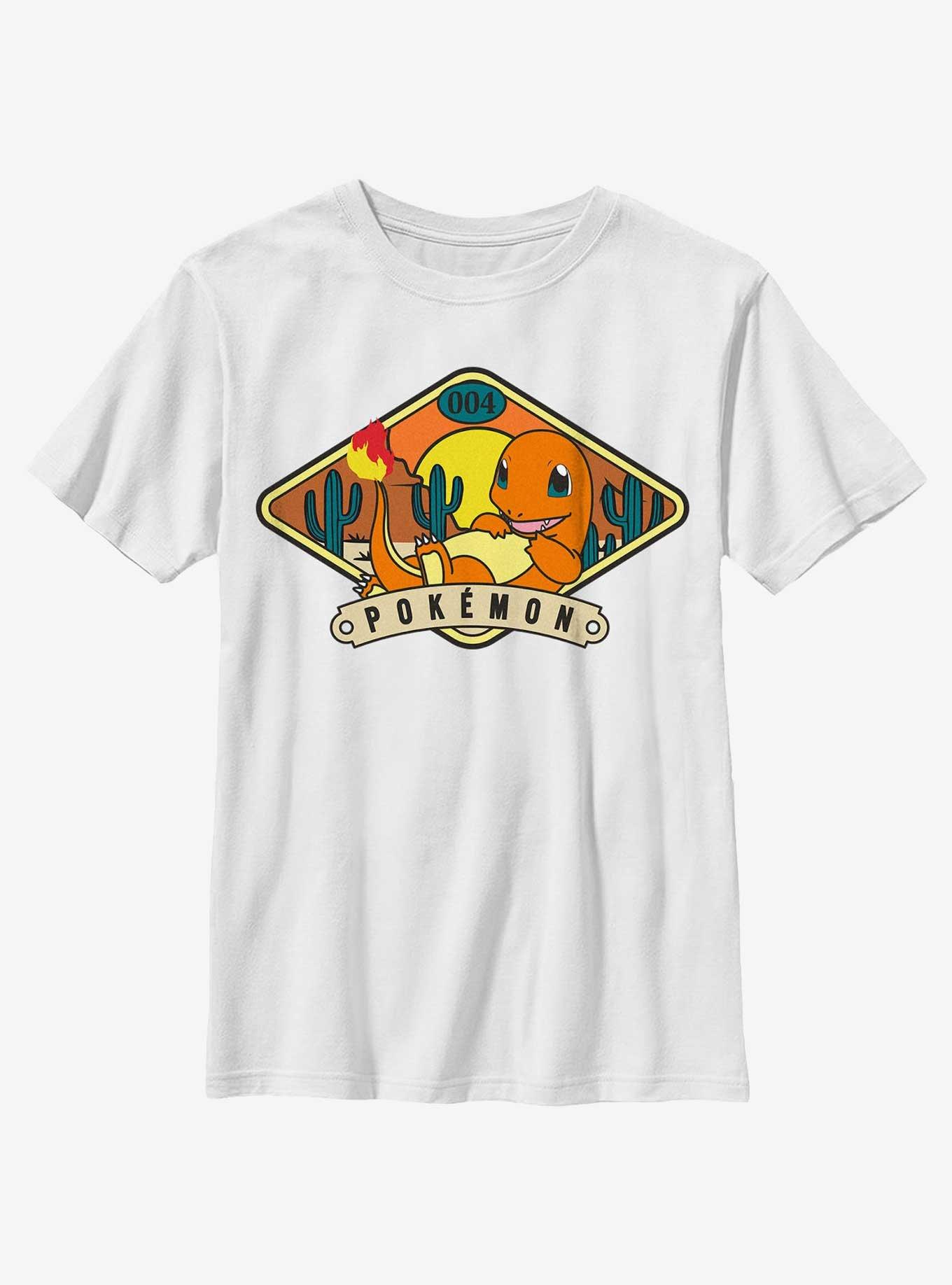 Pokemon Charmander Desert Youth T-Shirt, WHITE, hi-res