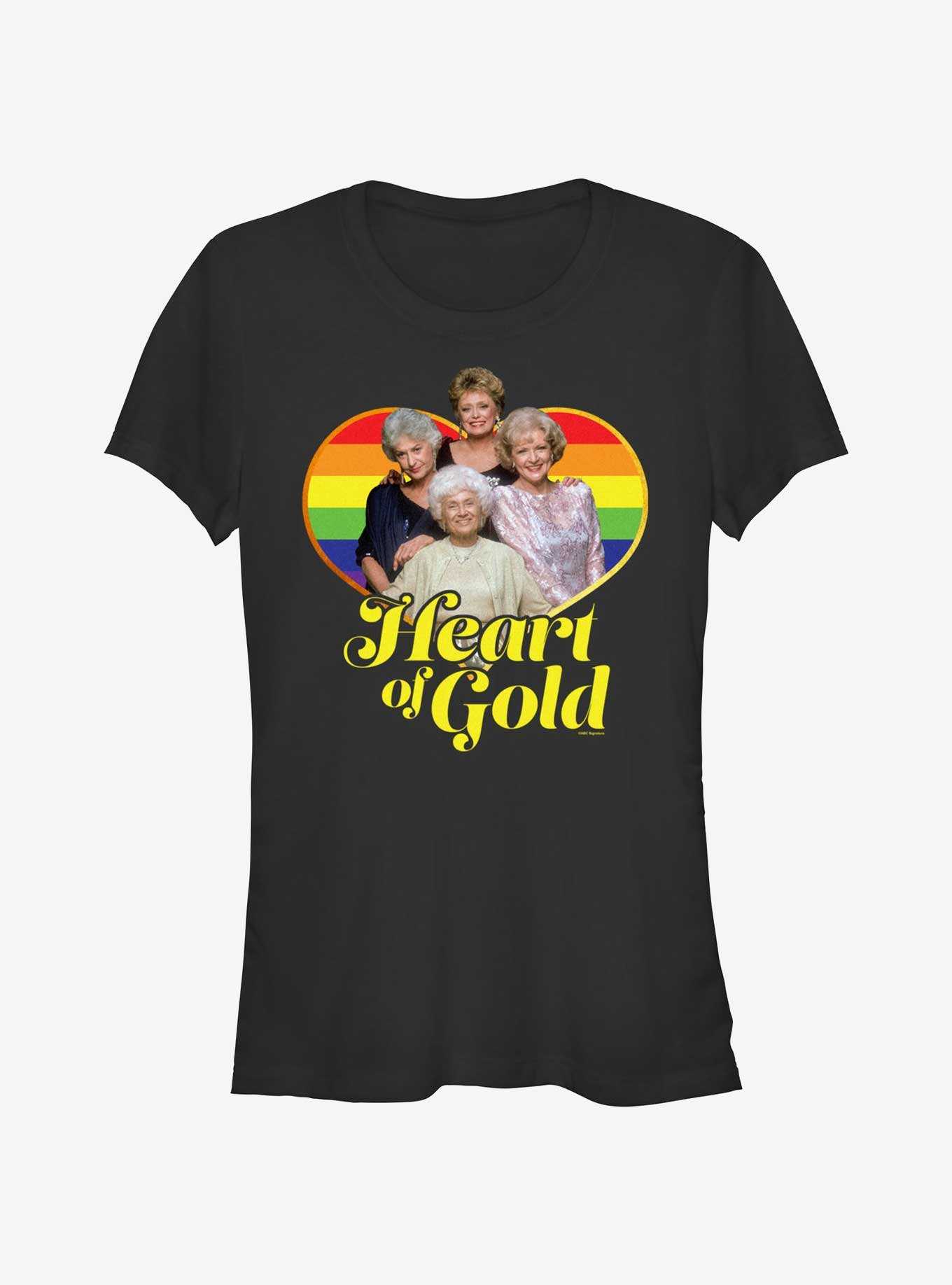 The Golden Girls Heart Of Gold Pride Girls T-Shirt, , hi-res