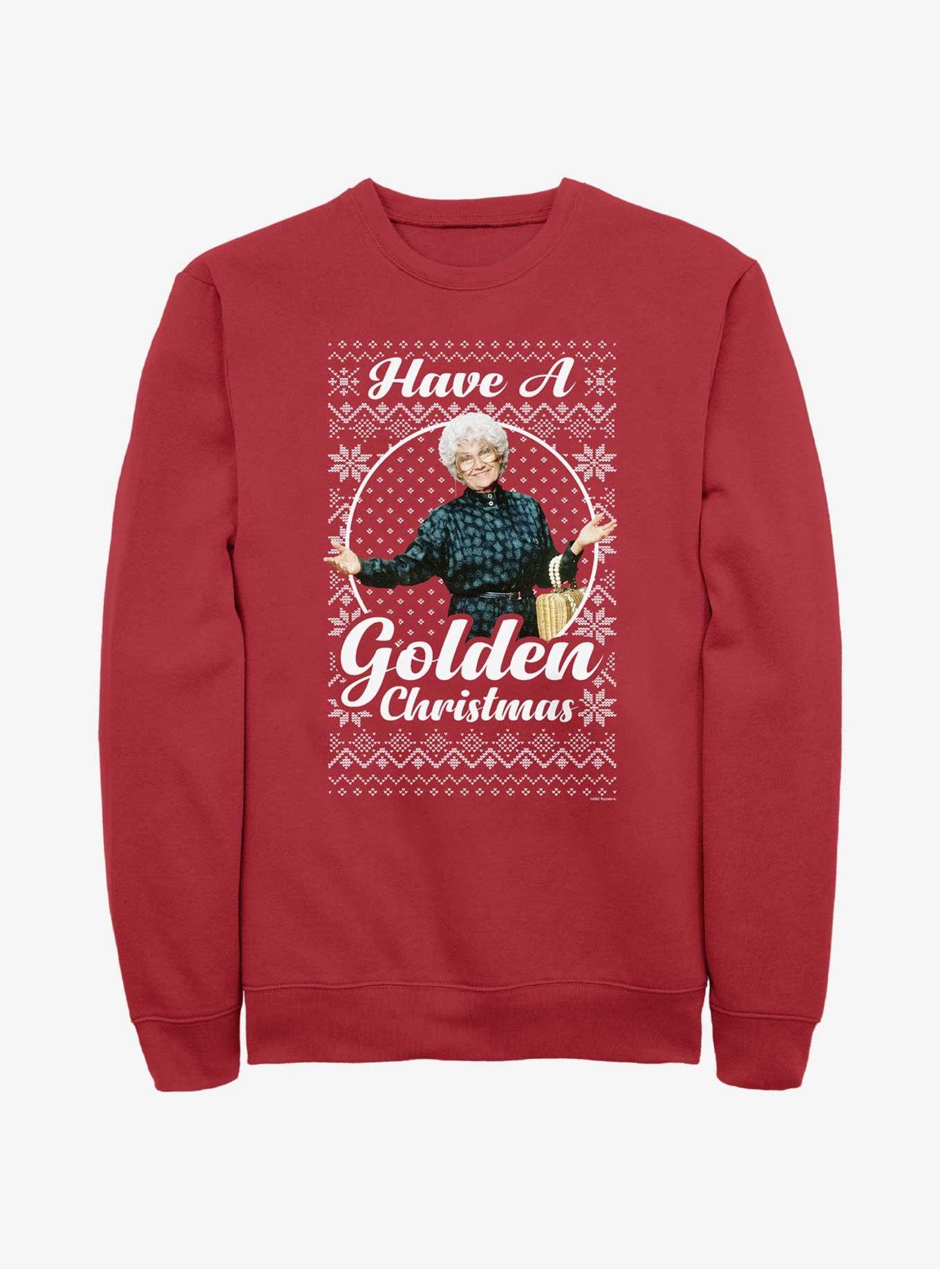 The Golden Girls Sophia Ugly Christmas Sweatshirt, RED, hi-res