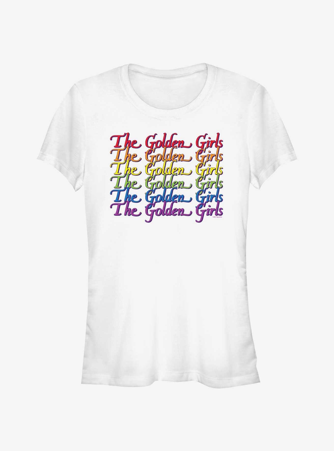 The Golden Girls Rainbow Logo Girls T-Shirt, , hi-res