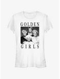 The Golden Girls Portrait Girls T-Shirt, WHITE, hi-res