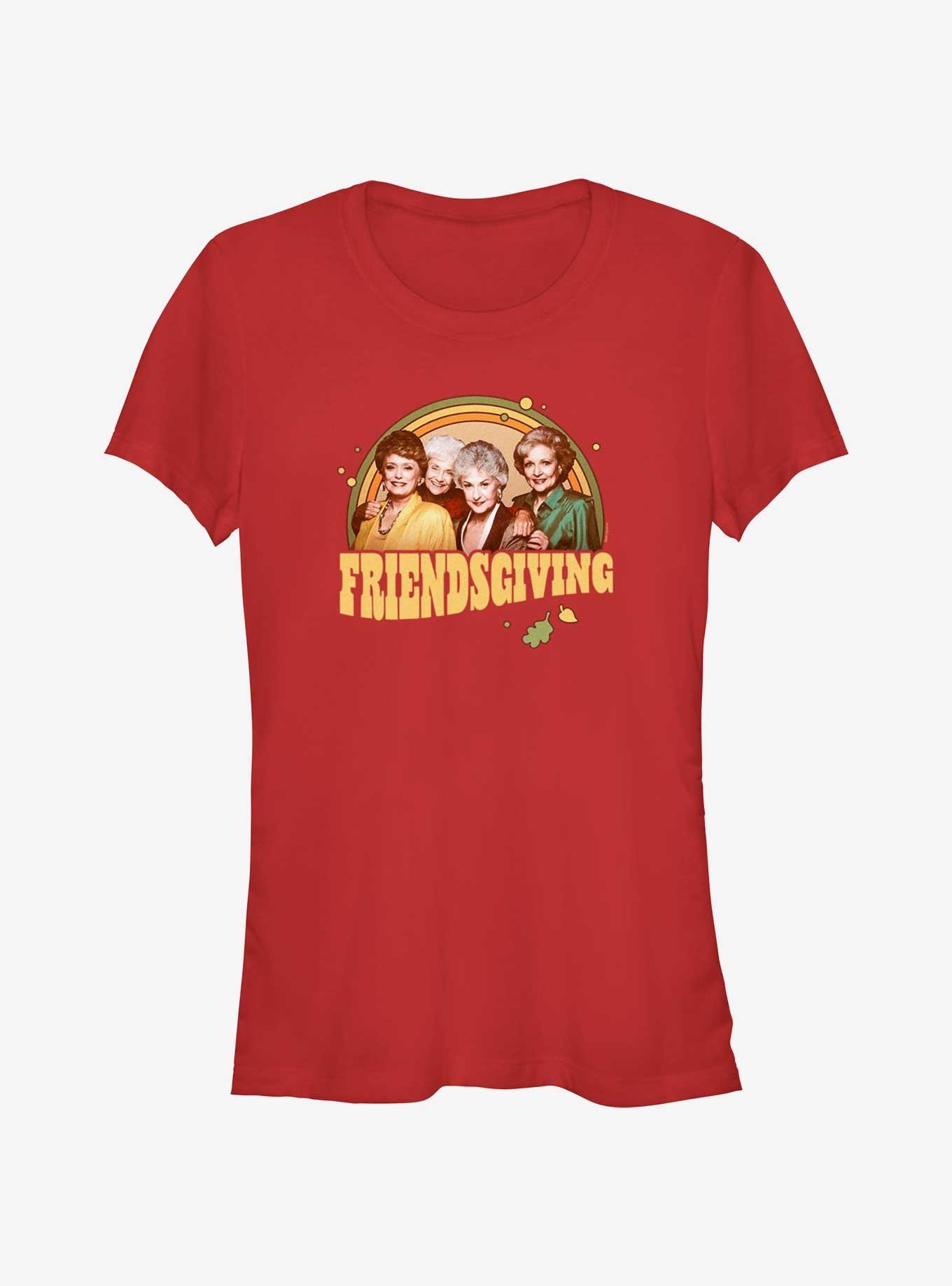 The Golden Girls Friendsgiving Girls T-Shirt, RED, hi-res
