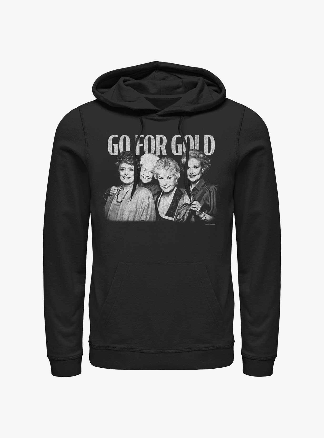 The Golden Girls Go For Gold Hoodie, BLACK, hi-res