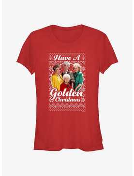 The Golden Girls Golden Ugly Christmas Girls T-Shirt, , hi-res