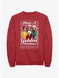 The Golden Girls Golden Ugly Christmas Sweatshirt, RED, hi-res