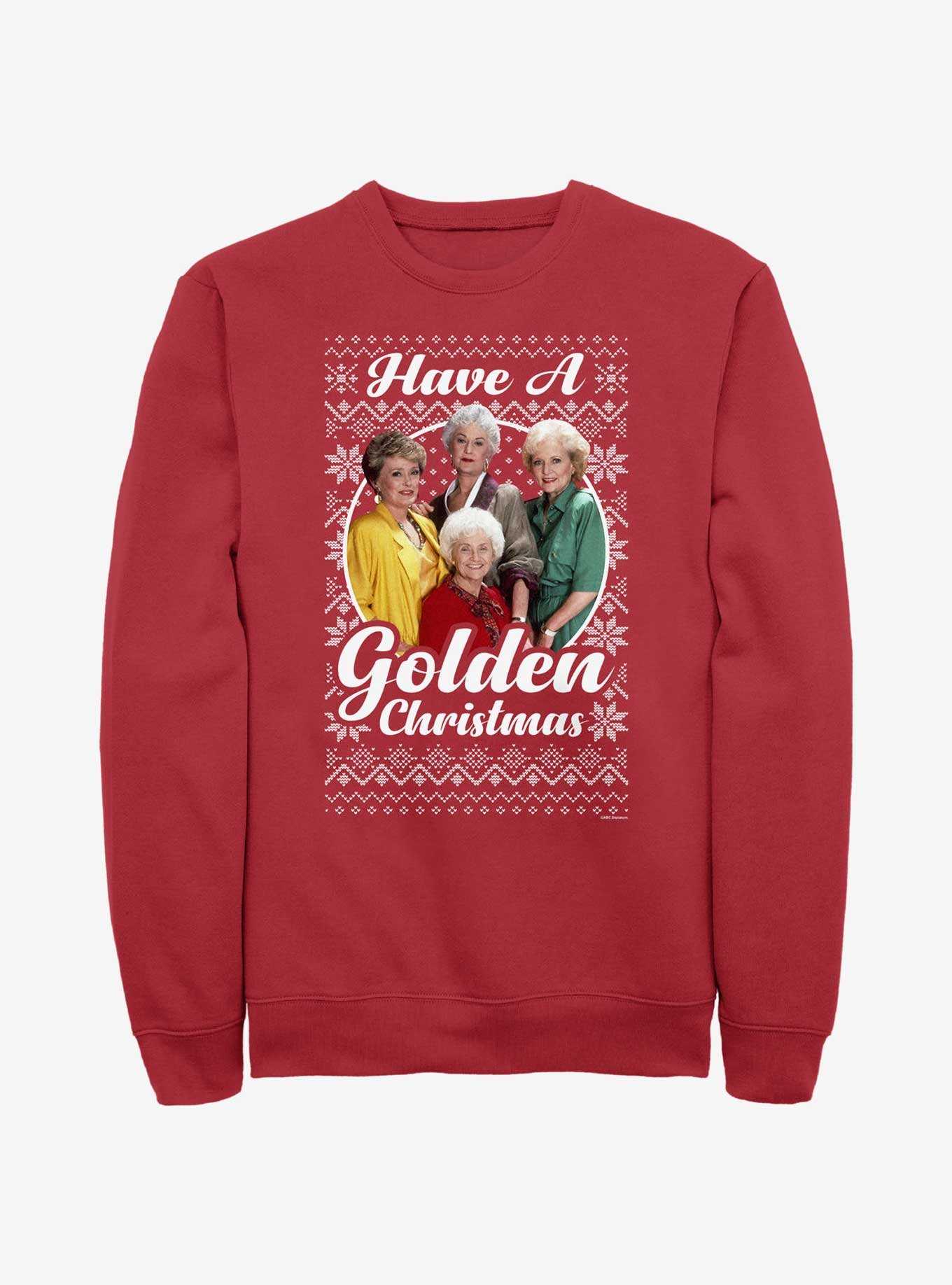 The Golden Girls Golden Ugly Christmas Sweatshirt, , hi-res