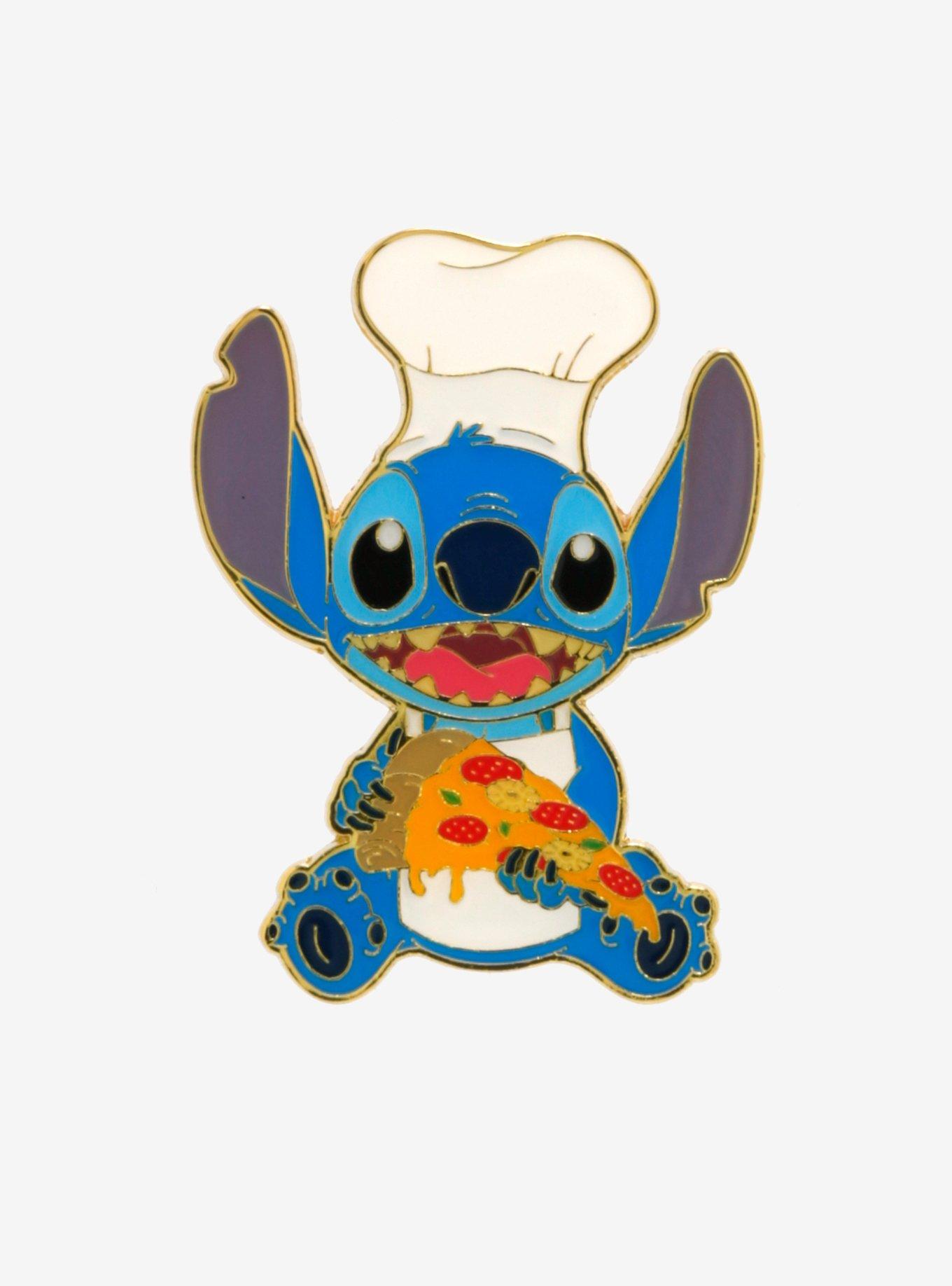 Loungefly Disney Lilo & Stitch Chef Pineapple Pizza Slice Enamel Pin — BoxLunch Exclusive, , hi-res