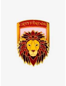 Loungefly Harry Potter Gryffindor Stained Glass Enamel Pin — BoxLunch Exclusive, , hi-res