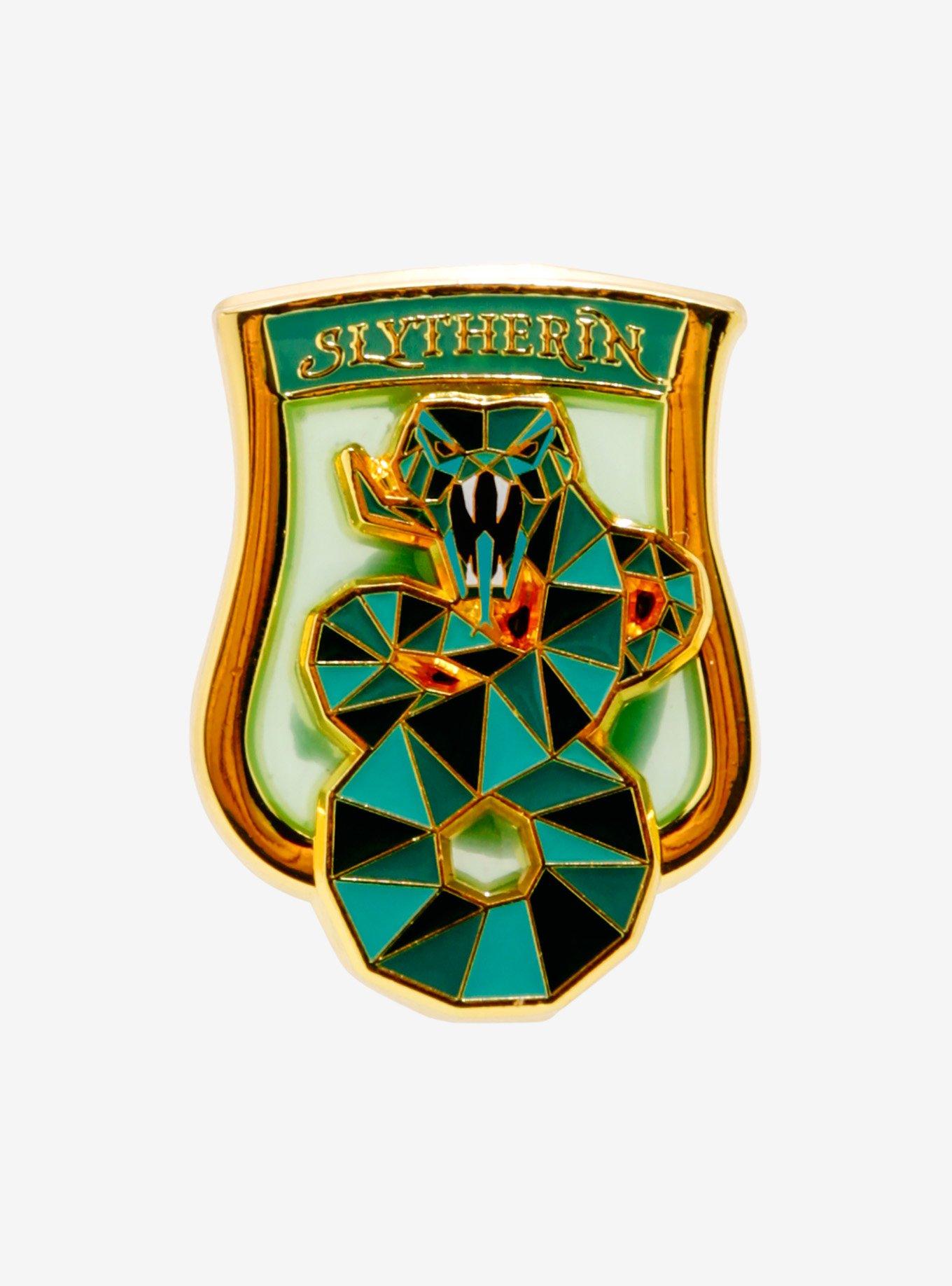 Loungefly Harry Potter Slytherin Stained Glass Enamel Pin — BoxLunch Exclusive