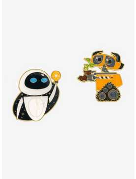Loungefly Disney Pixar WALL-E and EVE Enamel Pin Set — BoxLunch Exclusive, , hi-res