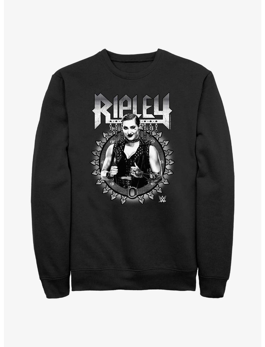 WWE Ripley Metal Portrait Sweatshirt, BLACK, hi-res