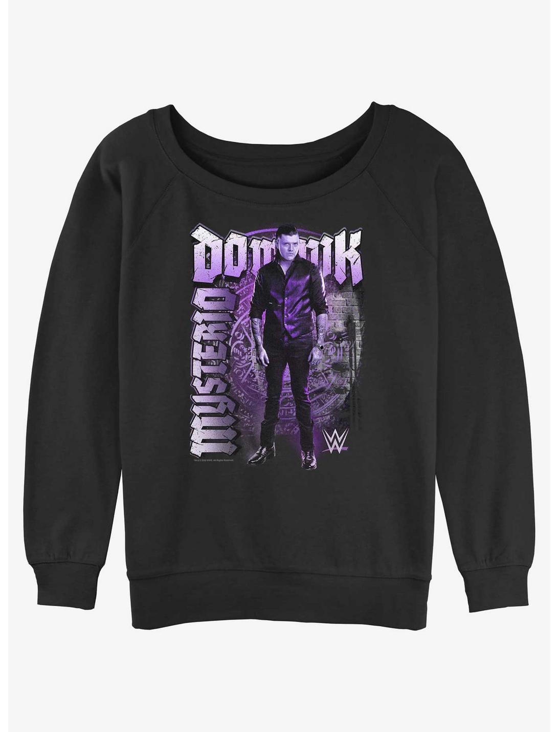 WWE Dominik Mystereo Girls Slouchy Sweatshirt, BLACK, hi-res