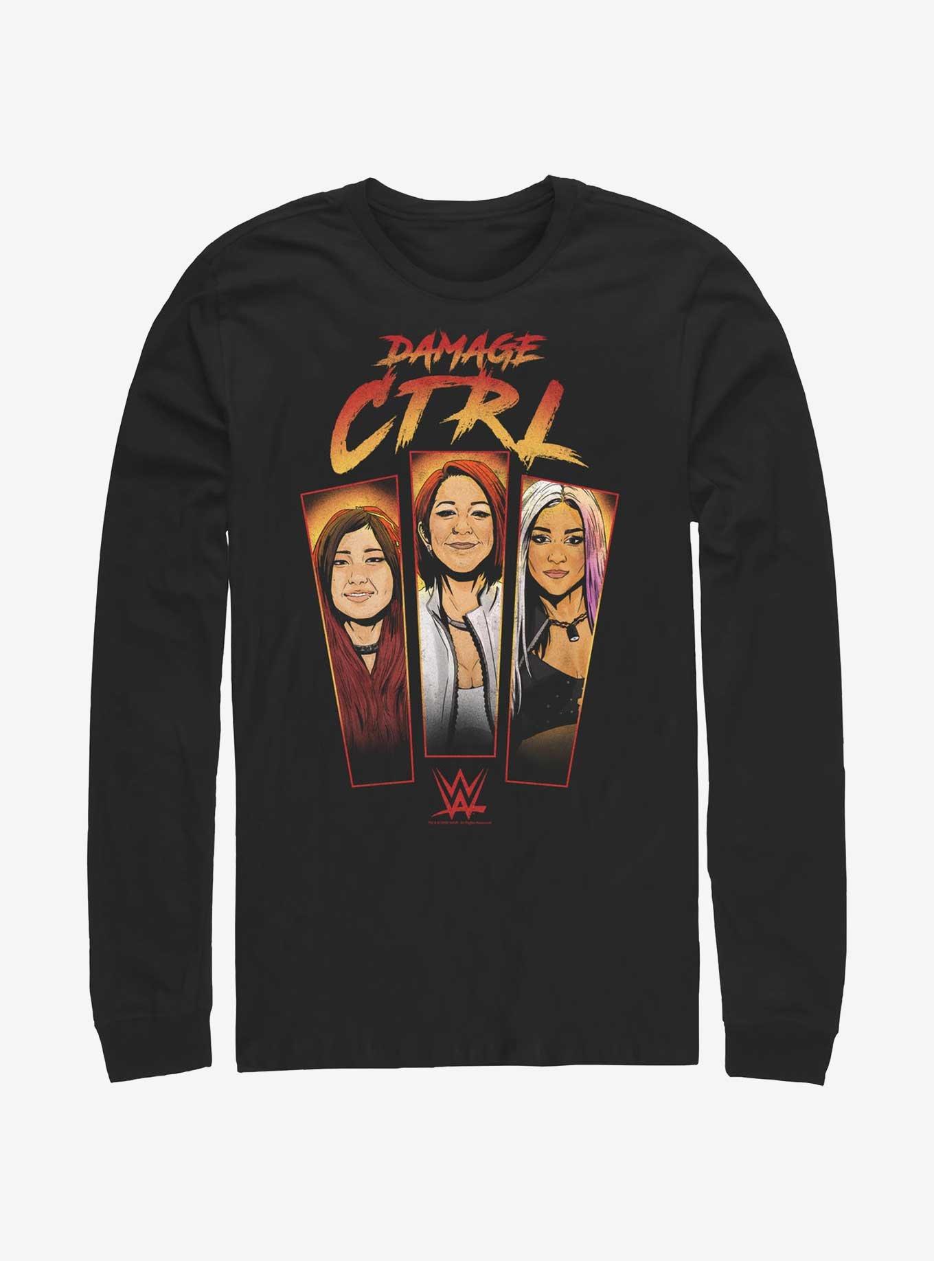 WWE Damage CTRL Panels Long-Sleeve T-Shirt, , hi-res