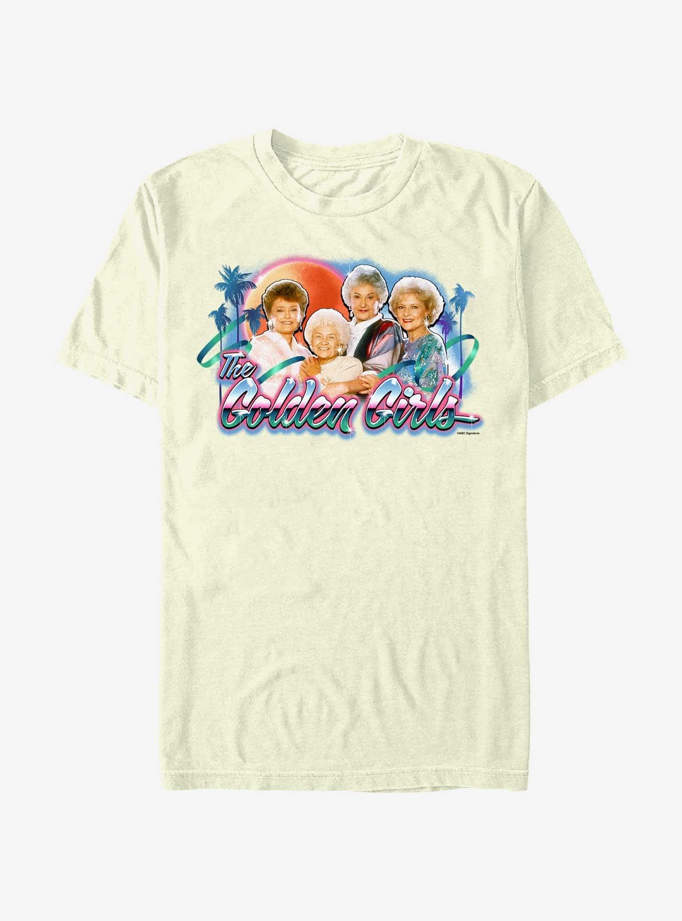 The Golden Girls Retro Wave Gals T-Shirt, NATURAL, hi-res