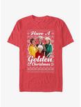 The Golden Girls Golden Ugly Christmas T-Shirt, RED HTR, hi-res