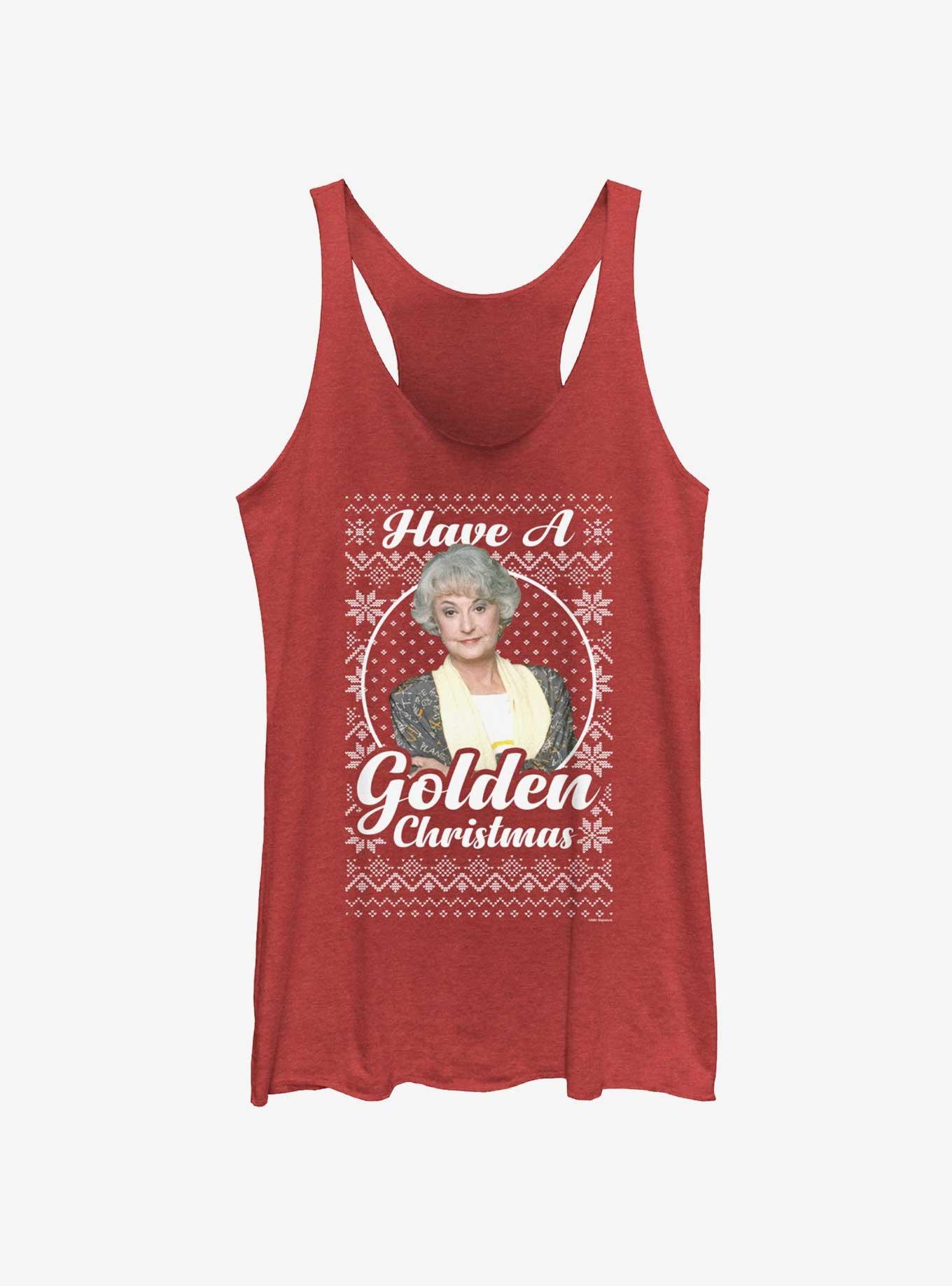 The Golden Girls Dorothy Ugly Christmas Girls Tank