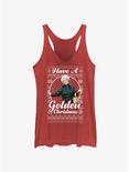 The Golden Girls Sophia Ugly Christmas Womens Tank Top, RED HTR, hi-res
