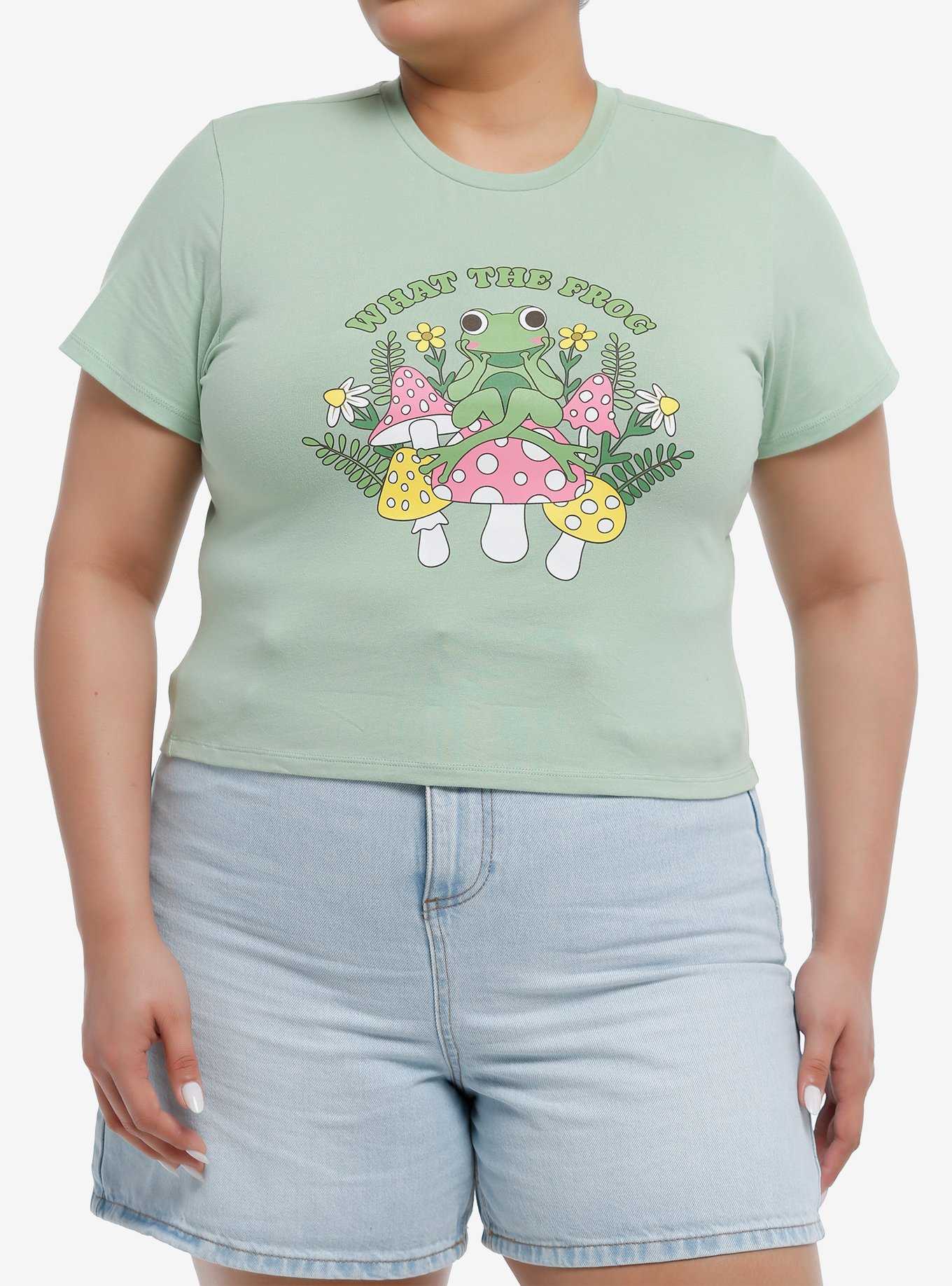 Thorn & Fable What The Frog Girls Baby T-Shirt Plus Size, , hi-res