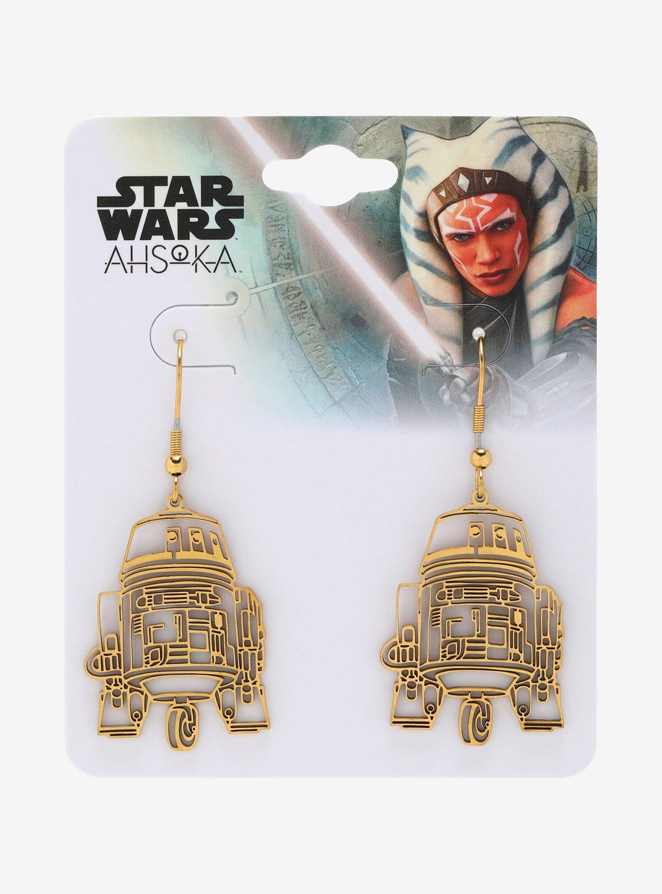 Star Wars Ahsoka Chopper Silhouette Charm Earrings - BoxLunch Exclusive, , hi-res