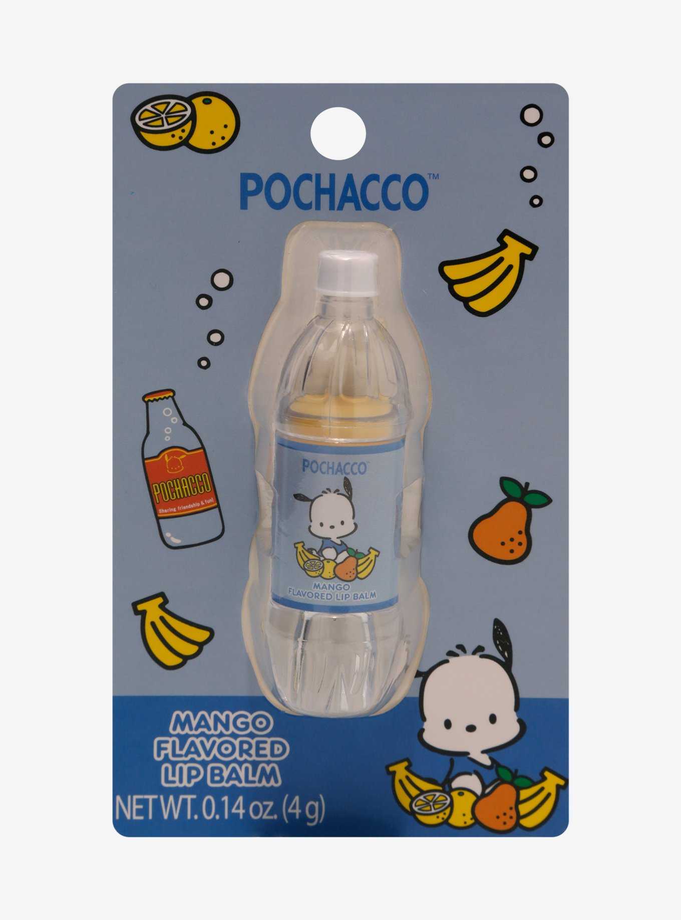 Sanrio Pochacco Soda Bottle Mango Flavored Lip Balm — BoxLunch Exclusive, , hi-res