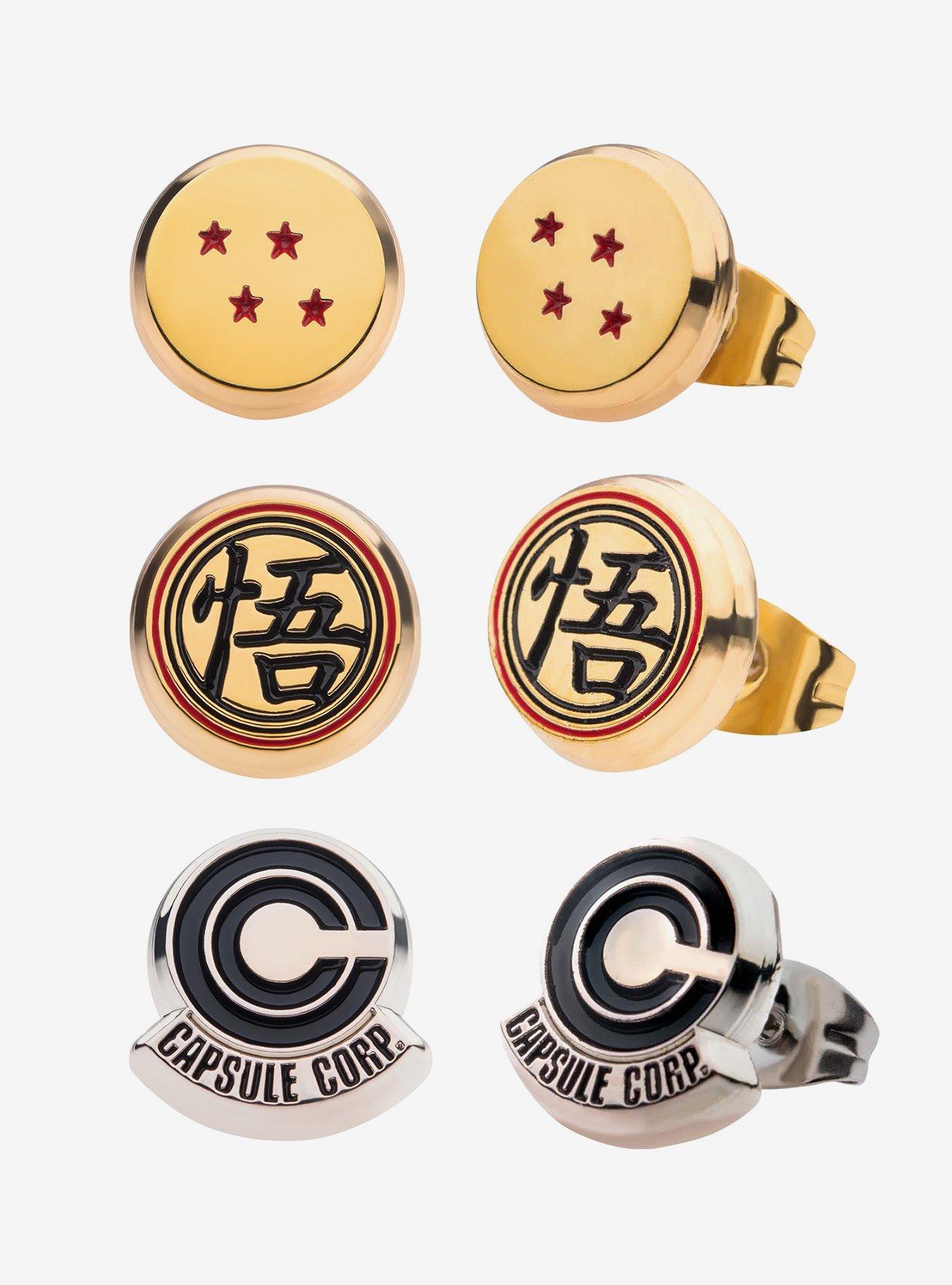 Dragon Ball Z Earrings Set