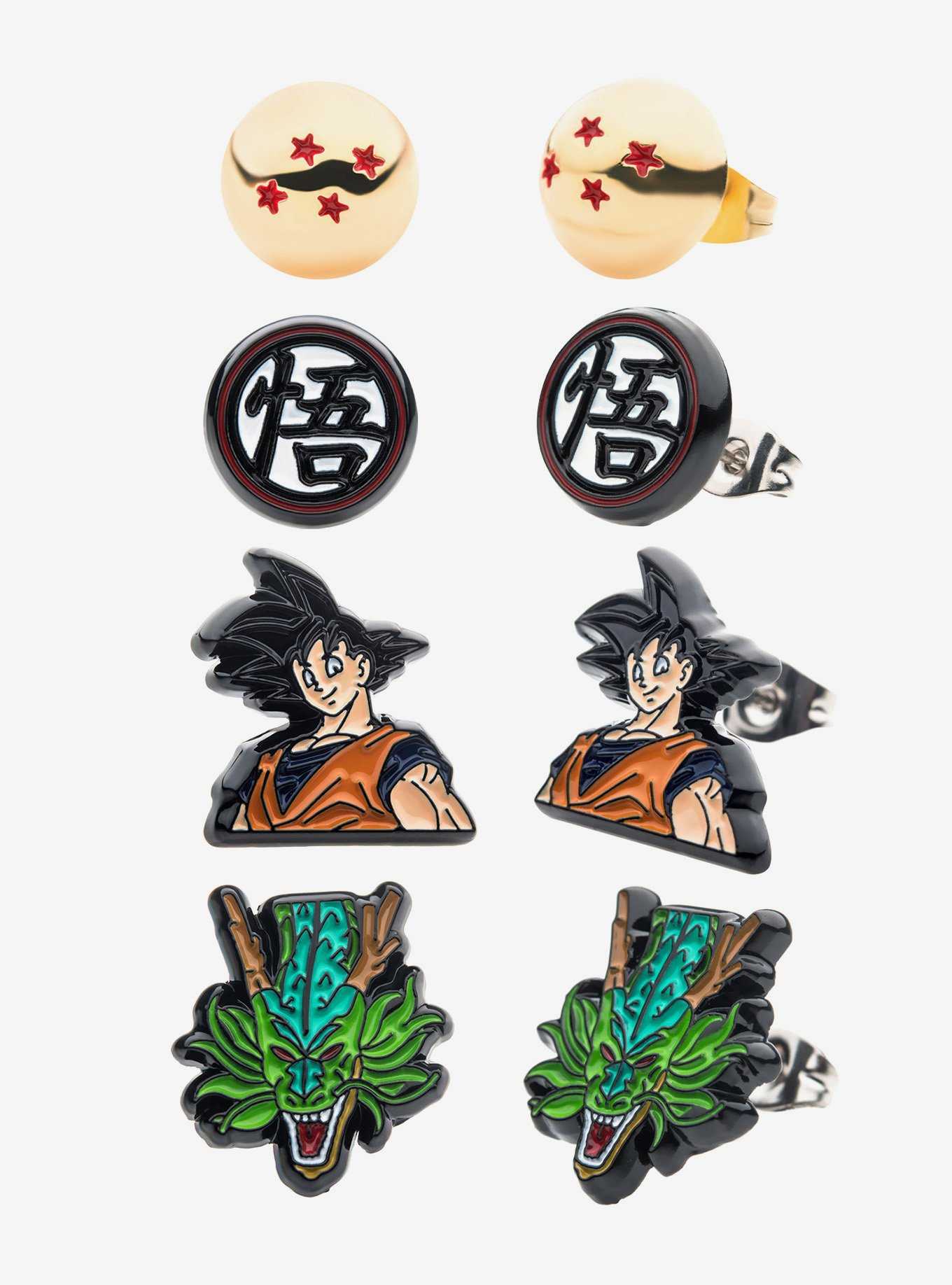 Dragon Ball Z Characters Earrings Set, , hi-res