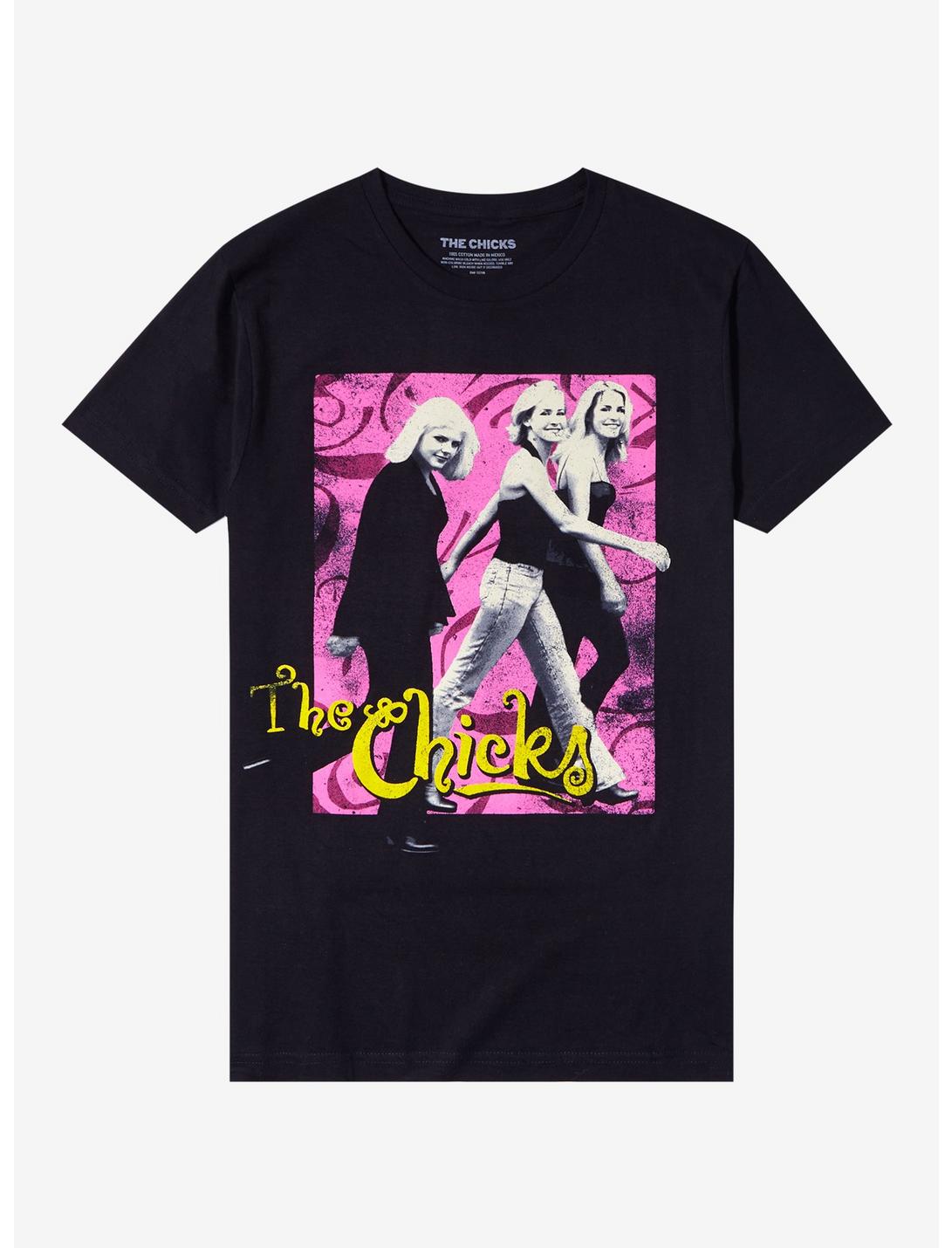 The Chicks Wide Open Spaces Album Art Boyfriend Fit Girls T-Shirt, BLACK, hi-res